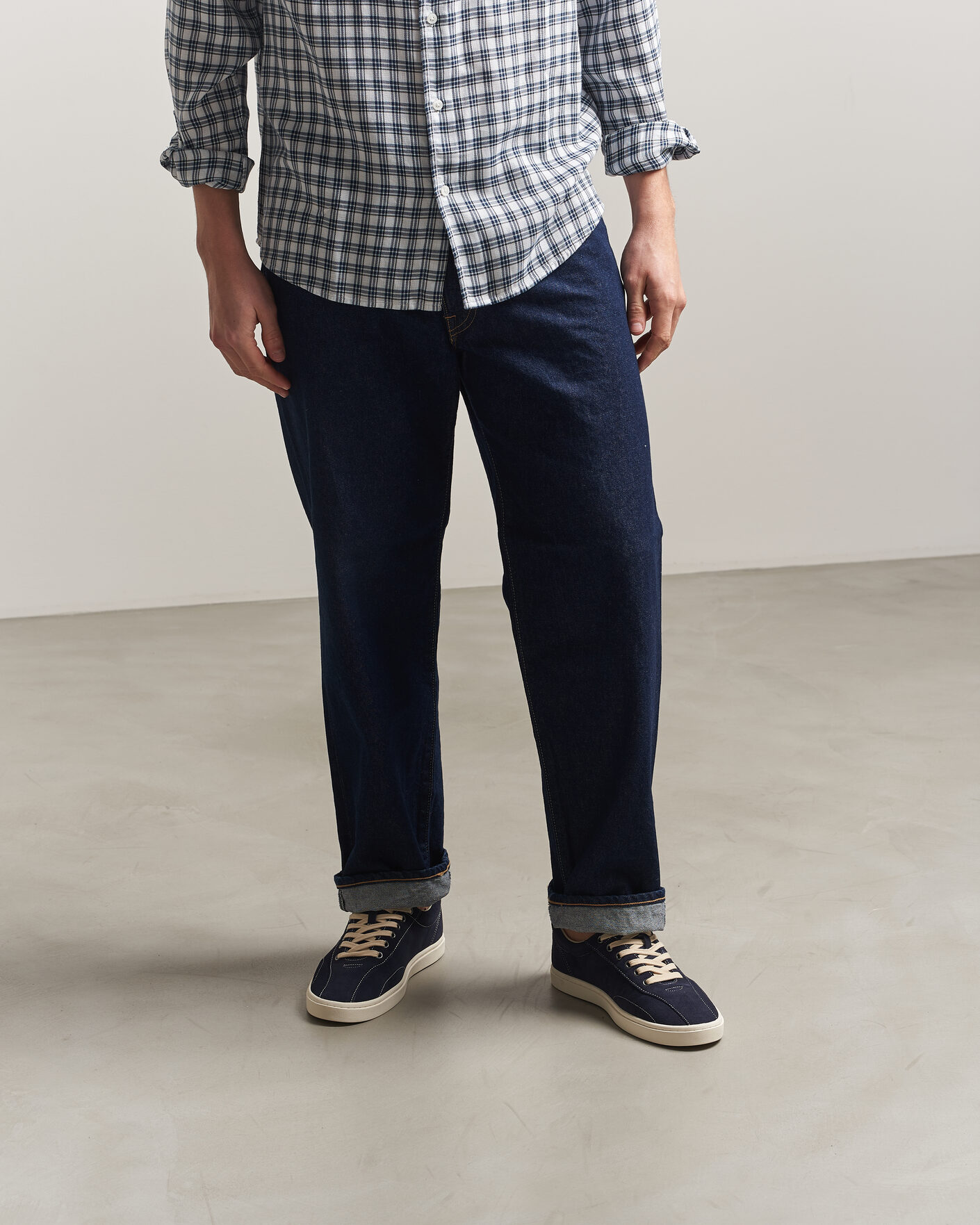 Heren | Sneakers | Stepney Workers Club | Surma Suede Sneaker Navy