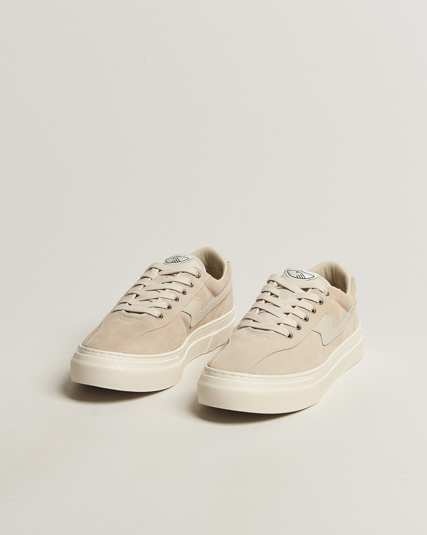 Heren | Sneakers | Stepney Workers Club | Dellow S-Strike Cupsole Suede Sneaker Oat