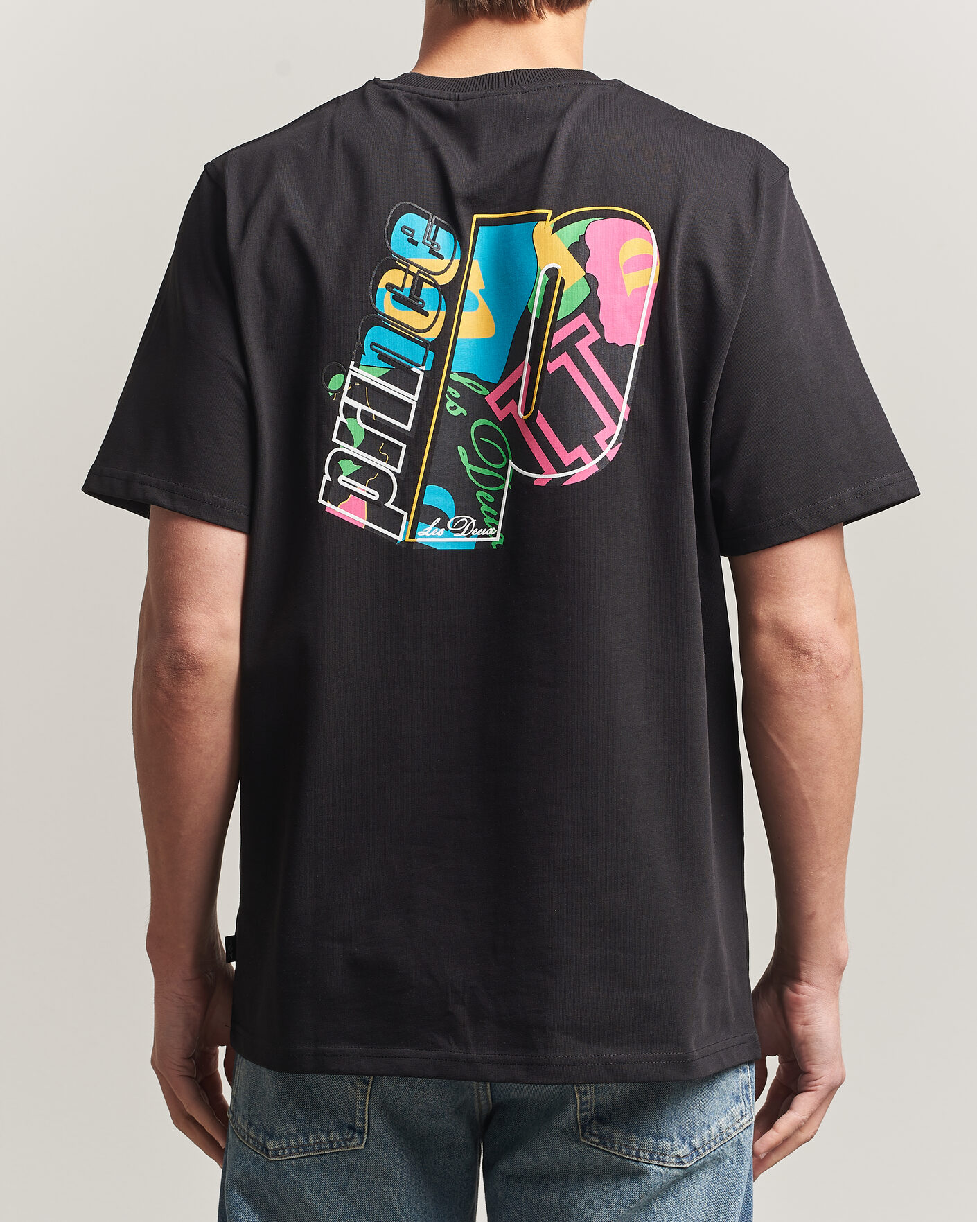 Heren | T-shirts | LES DEUX | Prince P T-Shirt Black