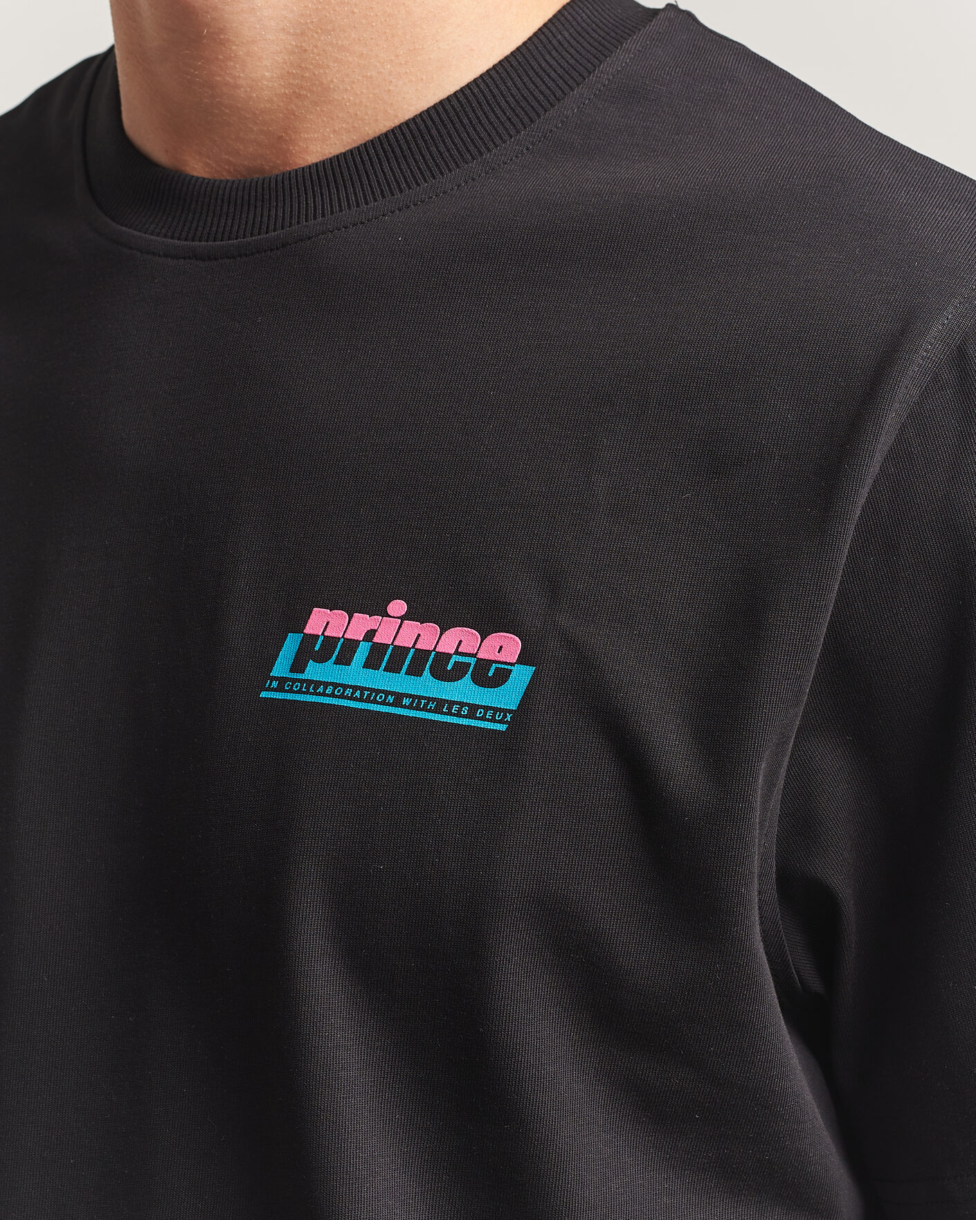 Heren | T-shirts | LES DEUX | Prince P T-Shirt Black