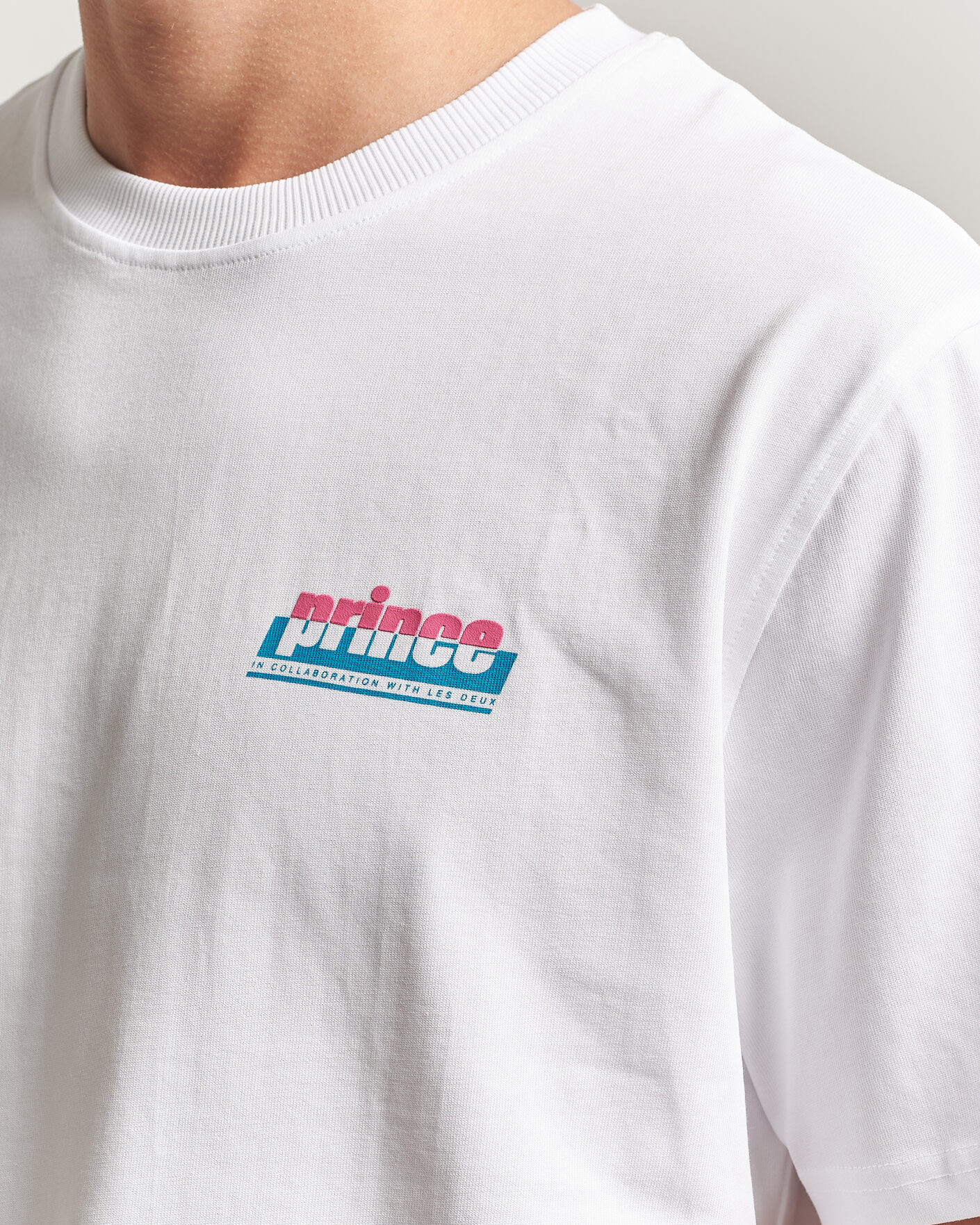 Heren | T-shirts | LES DEUX | Prince P T-Shirt White