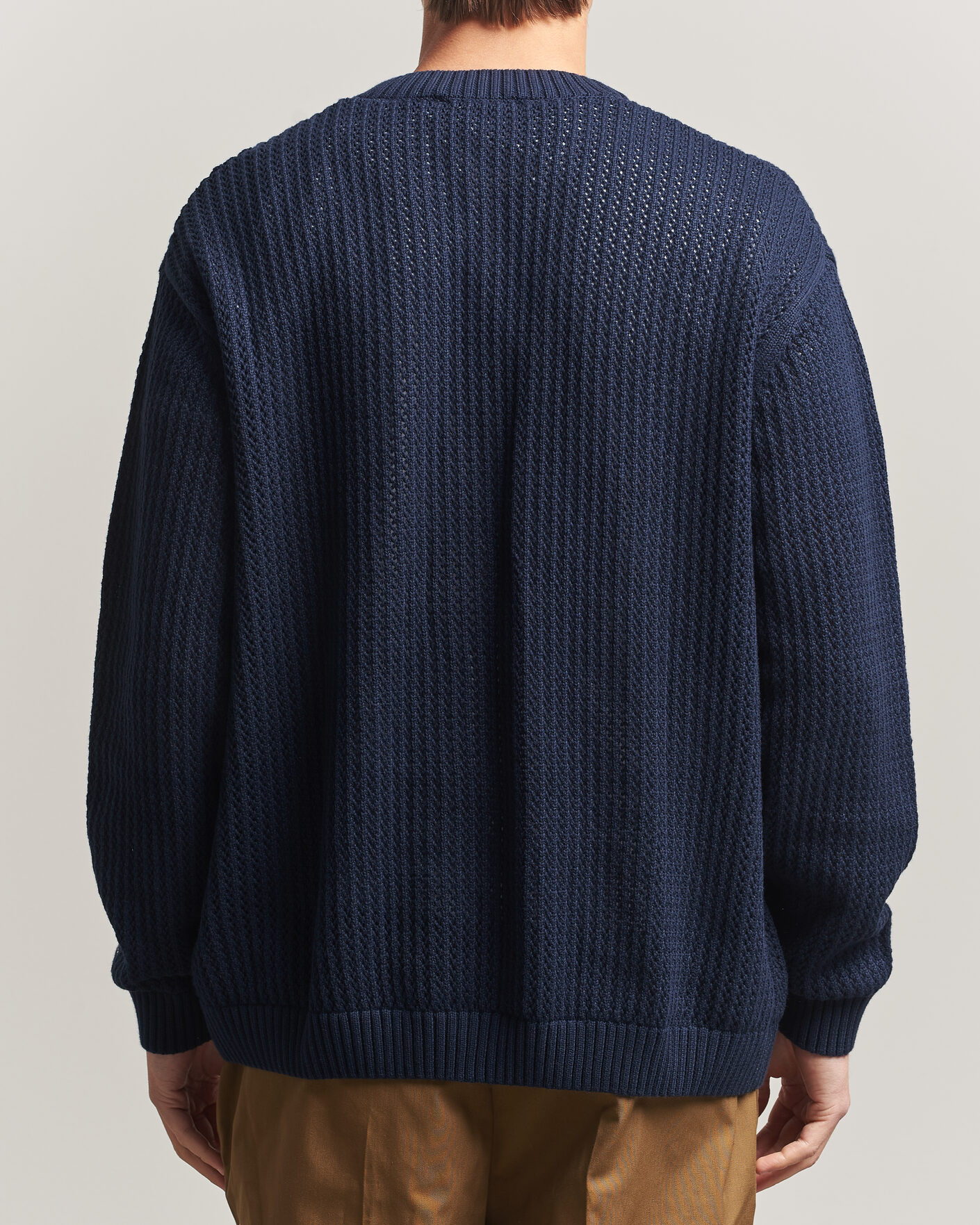 Heren | Truien | LES DEUX | Prince Lace Knitted Cardigan Dark Navy