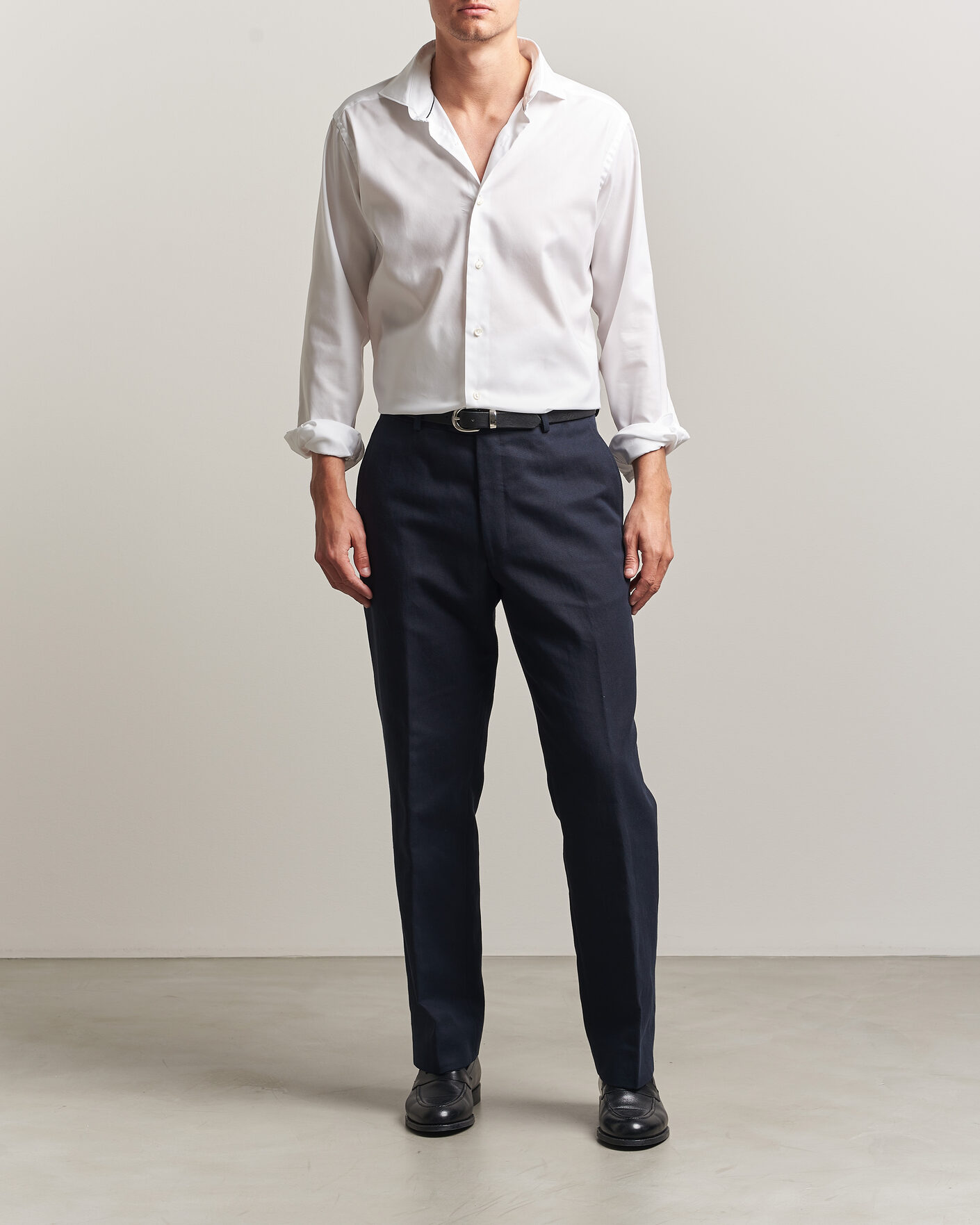 Heren | Overhemden | Eton | Casual Fit Signature Oxford Shirt White