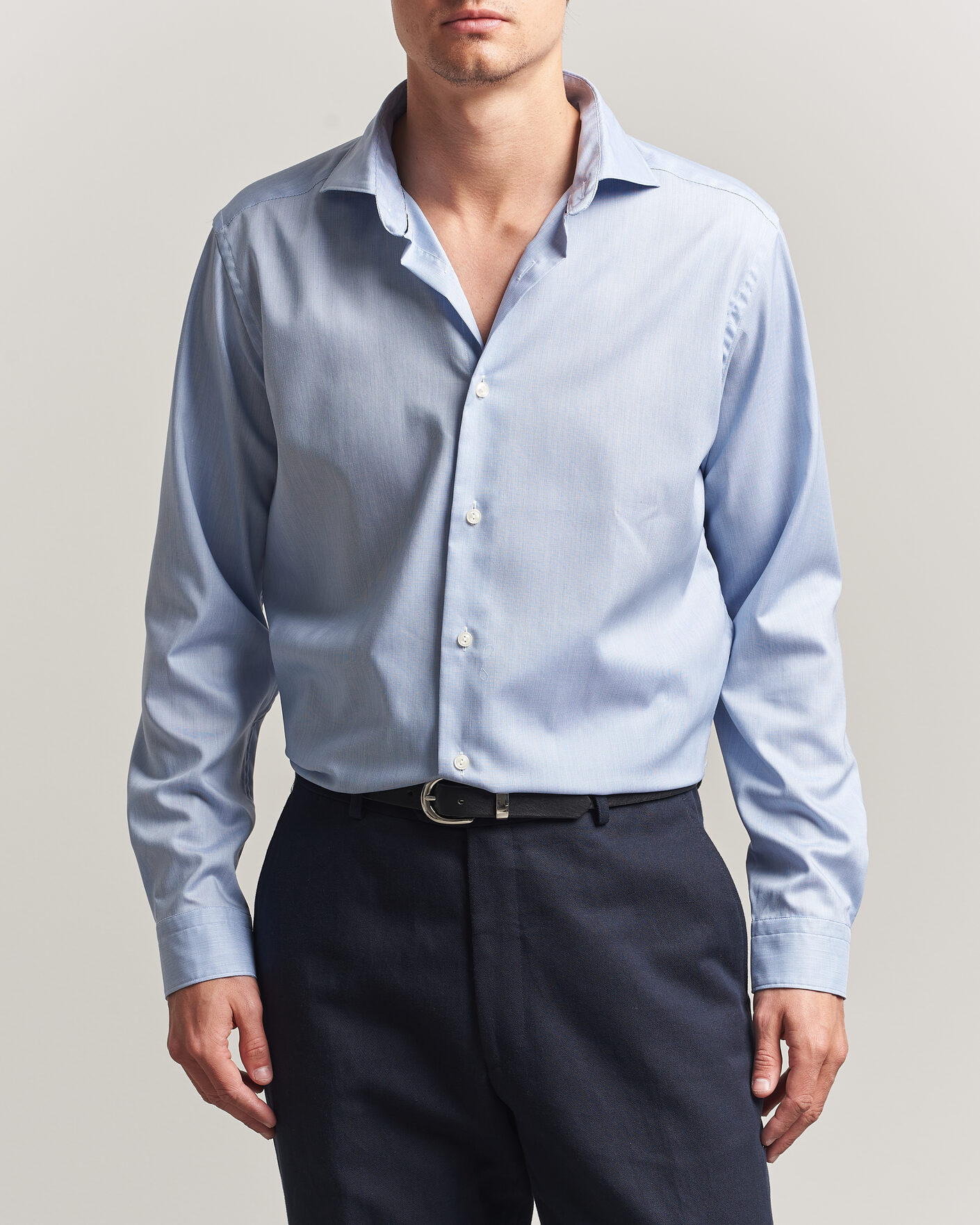 Heren | Overhemden | Eton | Casual Fit Signature Oxford Shirt Light Blue