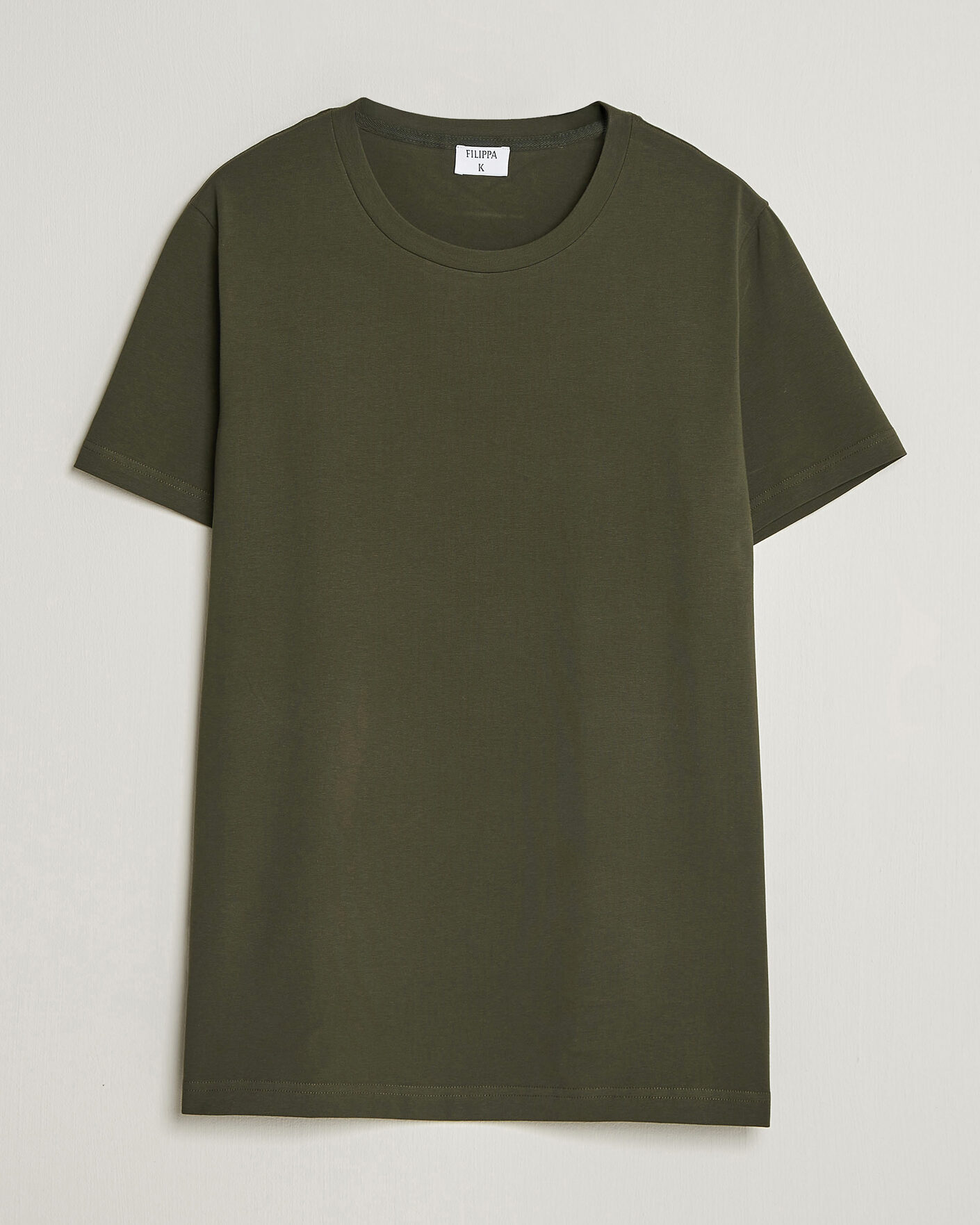 Heren | T-shirts | Filippa K | Soft Lycra T-Shirt Midnight Olive
