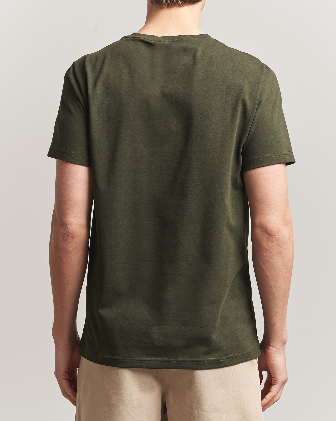 Heren | T-shirts | Filippa K | Soft Lycra T-Shirt Midnight Olive