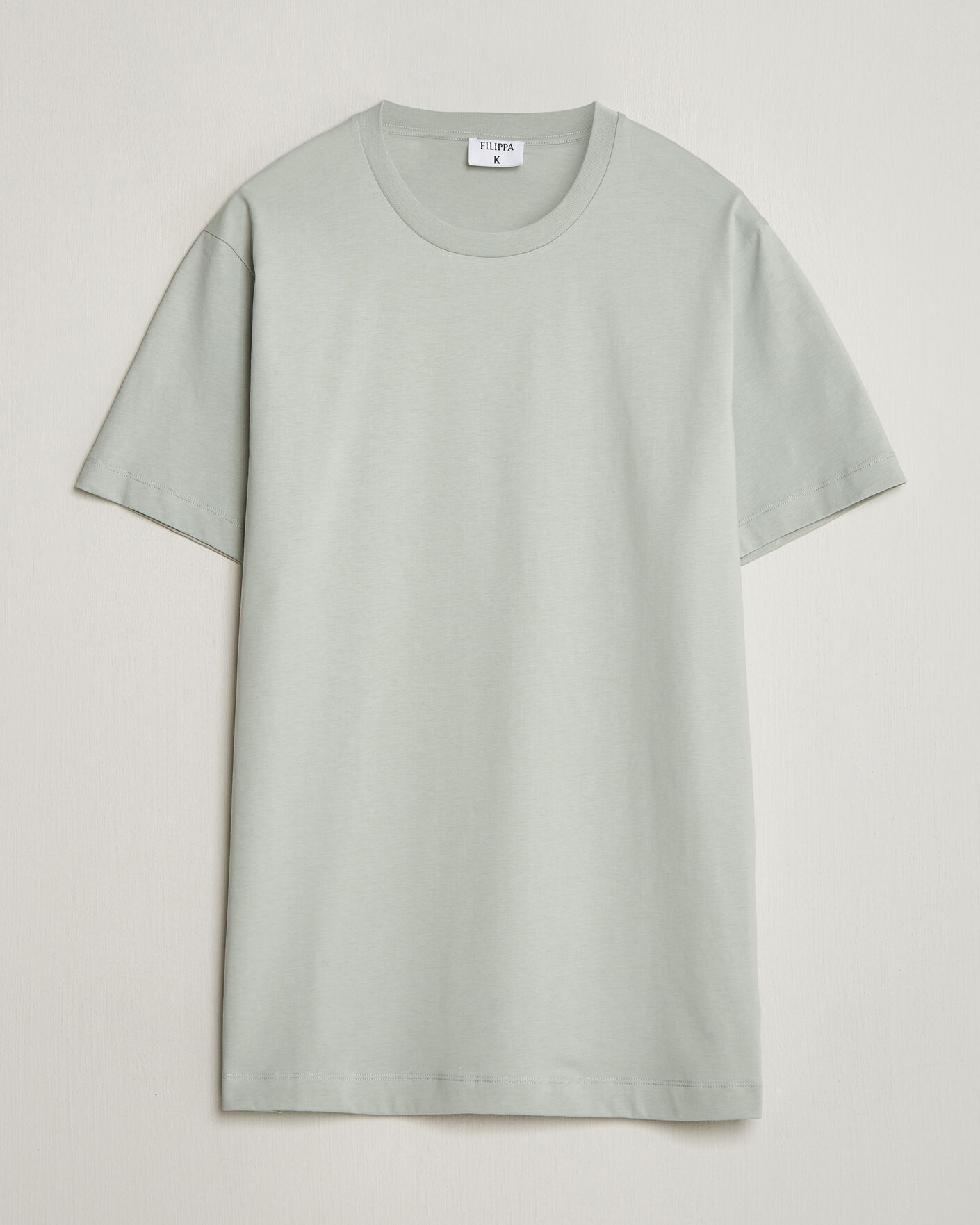 Heren | T-shirts | Filippa K | Filip Crew Neck T-Shirt Silver Grey