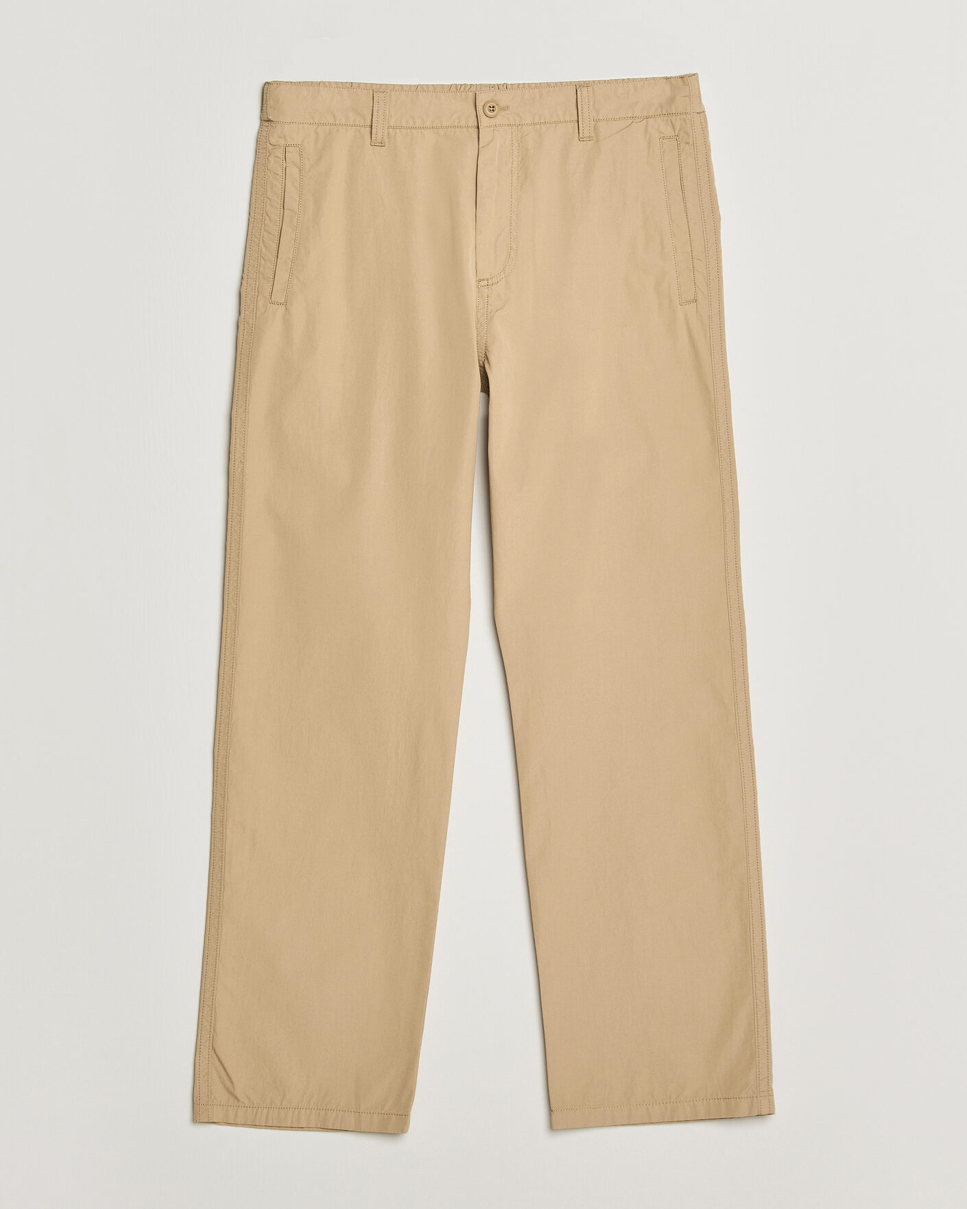 Heren | Broeken | Filippa K | Flynn Washed Cotton Drawstring Trousers Canvas Beige