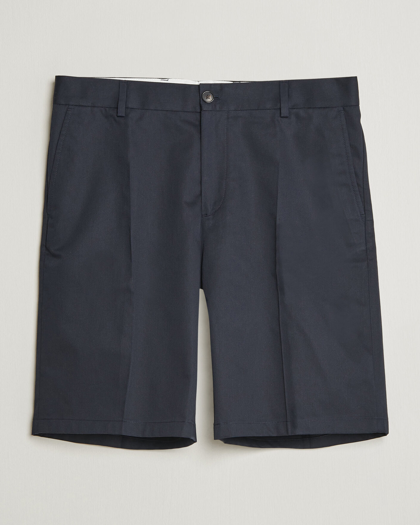 Heren | Korte broek | Filippa K | Tailored Cotton Chino Shorts Navy