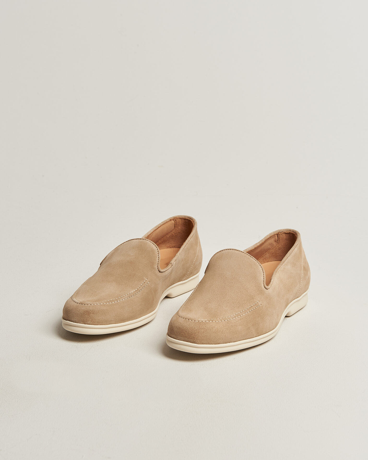 Heren | Instappers | Myrqvist | Brännö II Loafers Sand Suede