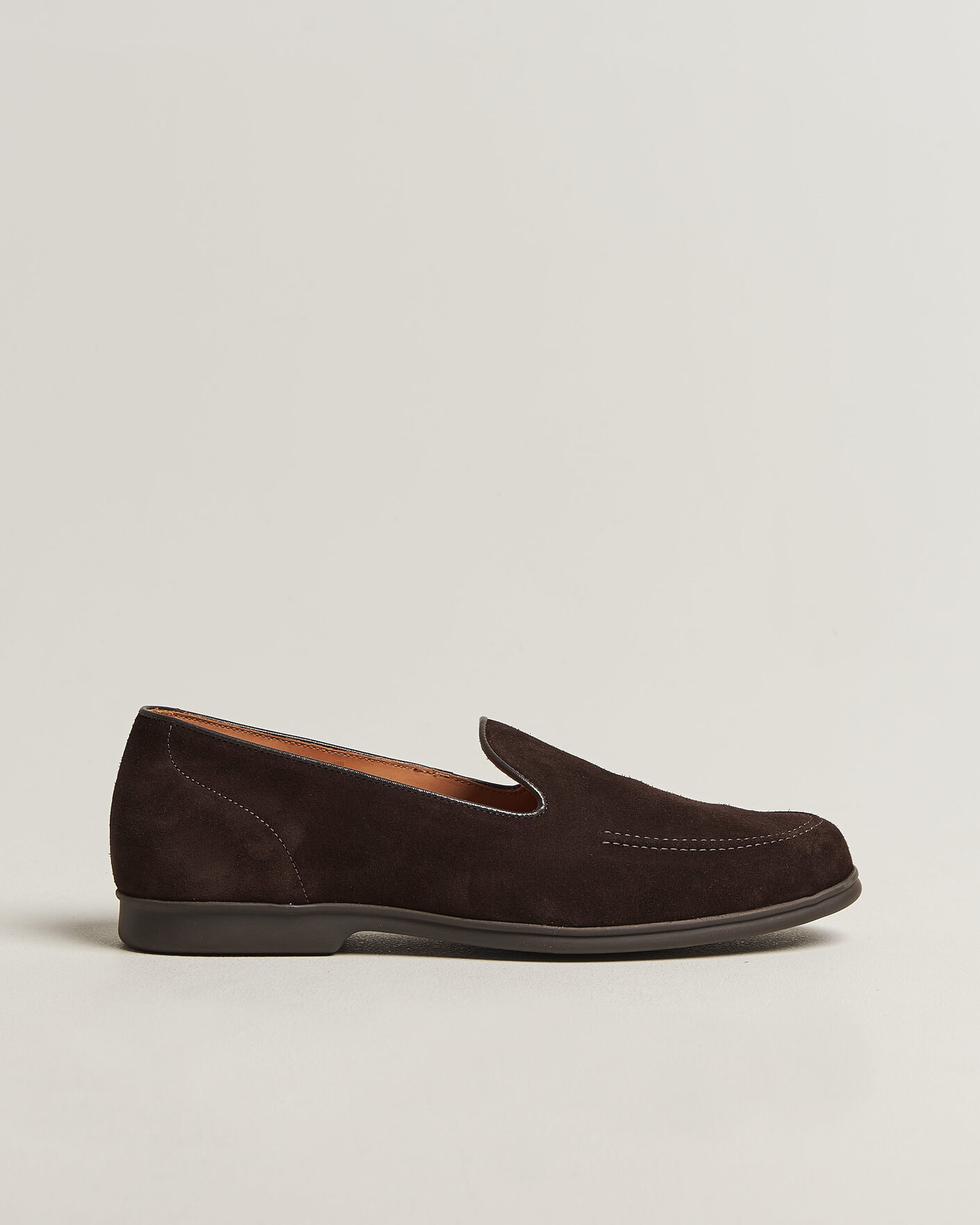 Heren | Instappers | Myrqvist | Brännö II Loafers Dark Brown Suede