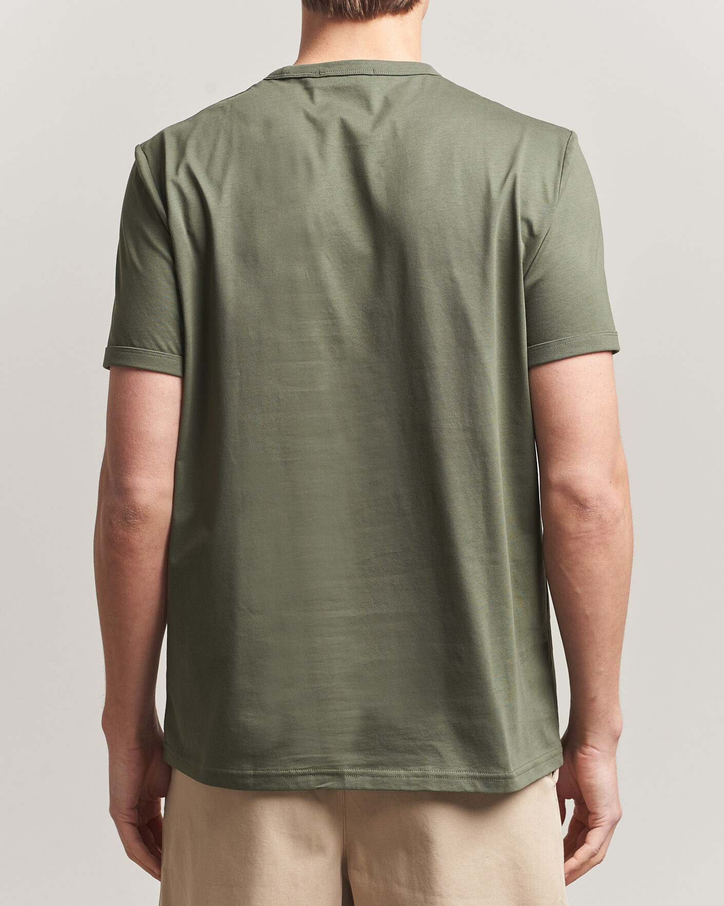 Heren | T-shirts | Fred Perry | Ringer T-Shirt Laurel Wreath Green