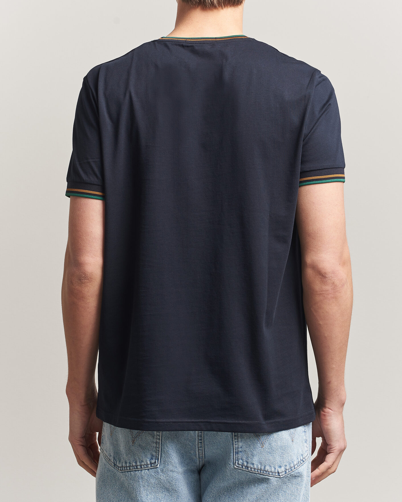 Heren | T-shirts | Fred Perry | Twin Tipped T-Shirt Navy