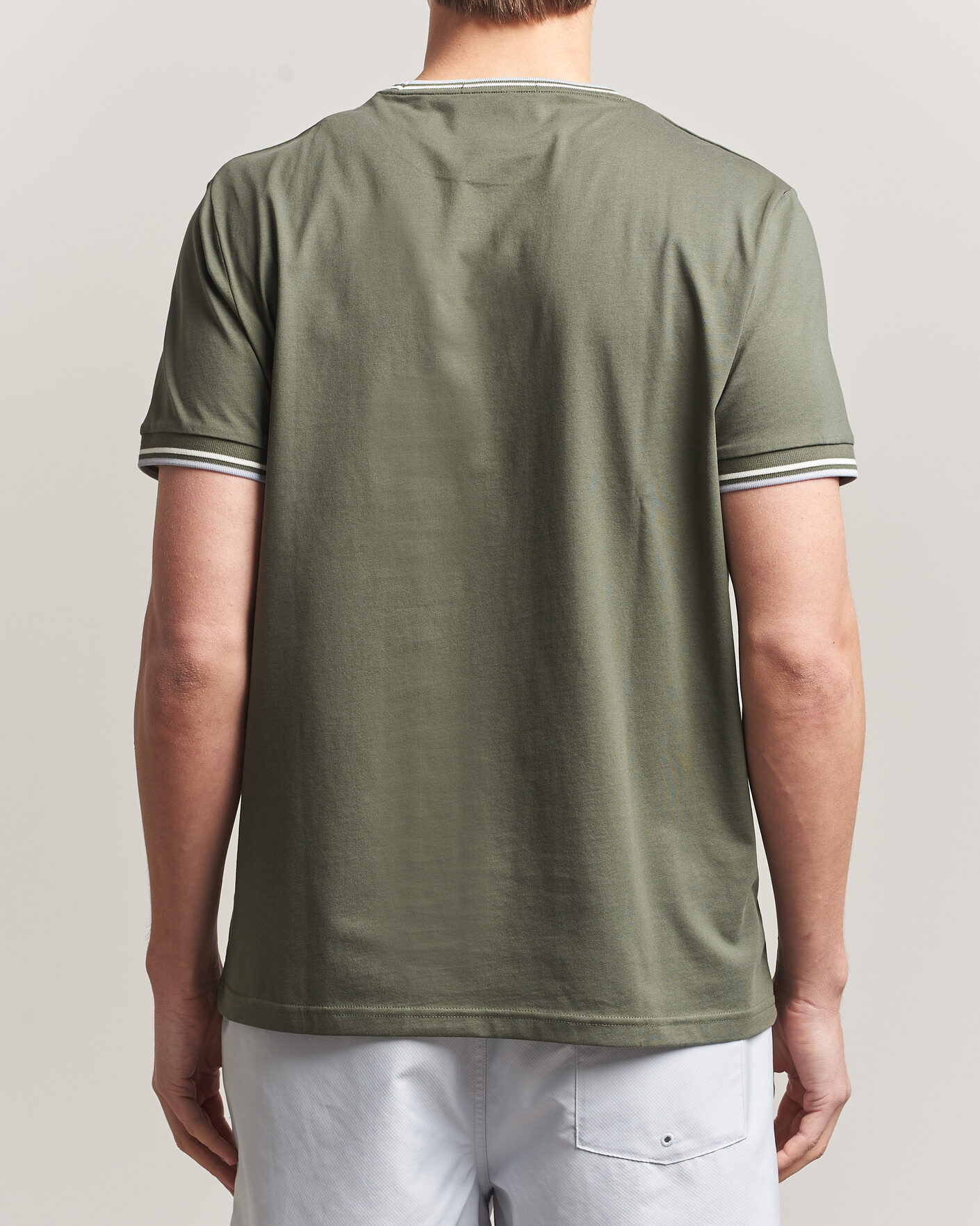Heren | T-shirts | Fred Perry | Twin Tipped T-Shirt Laurel Wreath Green