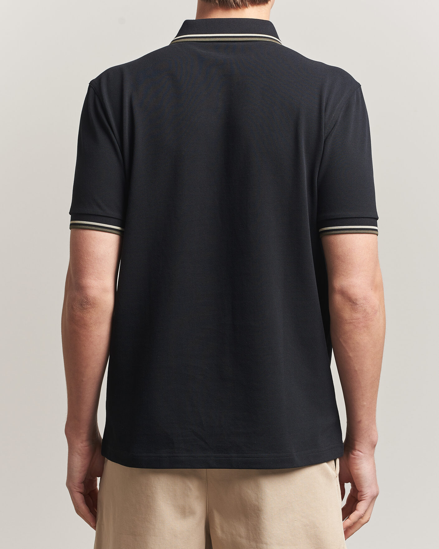 Heren | Polo's | Fred Perry | Twin Tipped Polo Shirt Black