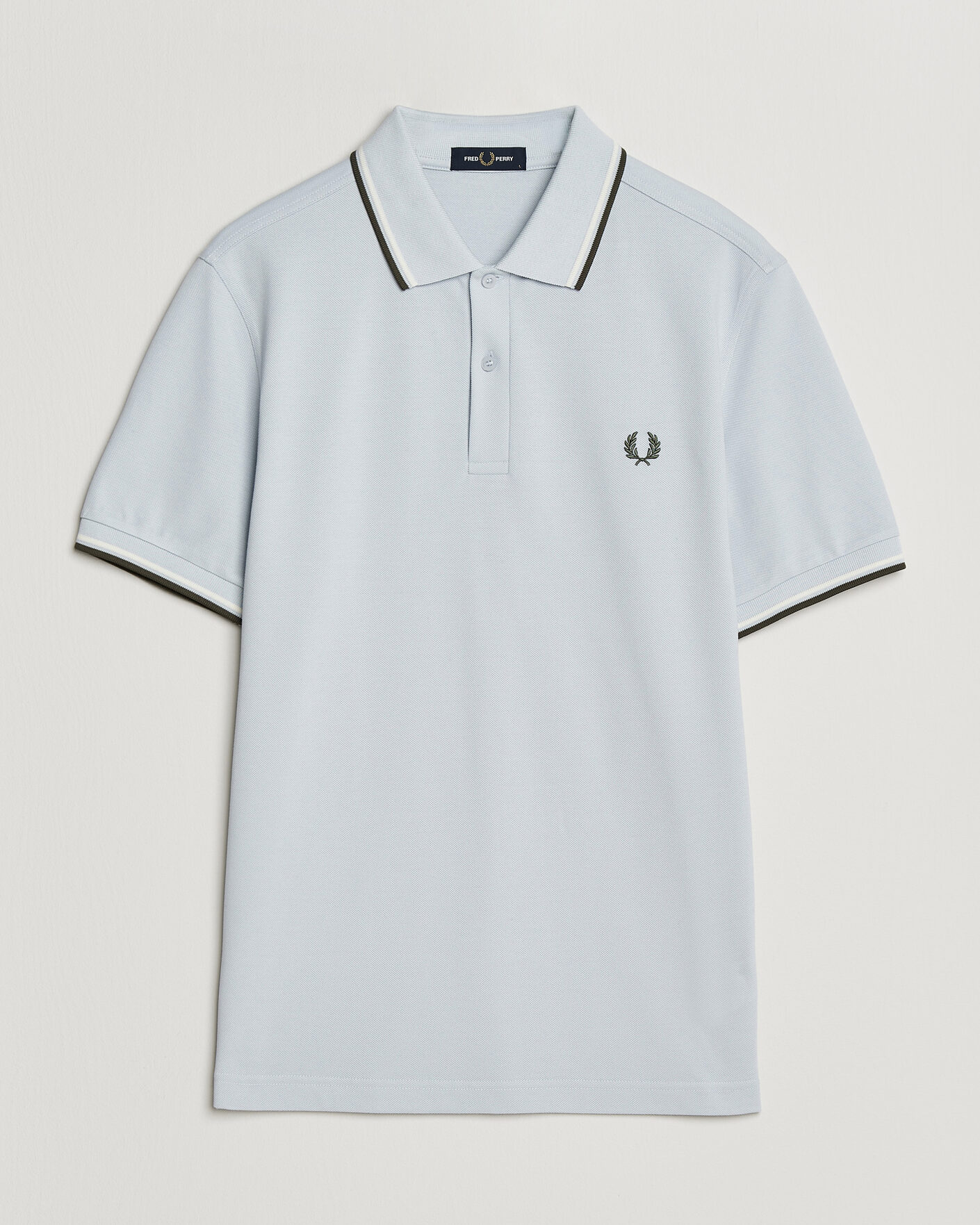 Heren | Polo's | Fred Perry | Twin Tipped Polo Shirt Dusky Blue