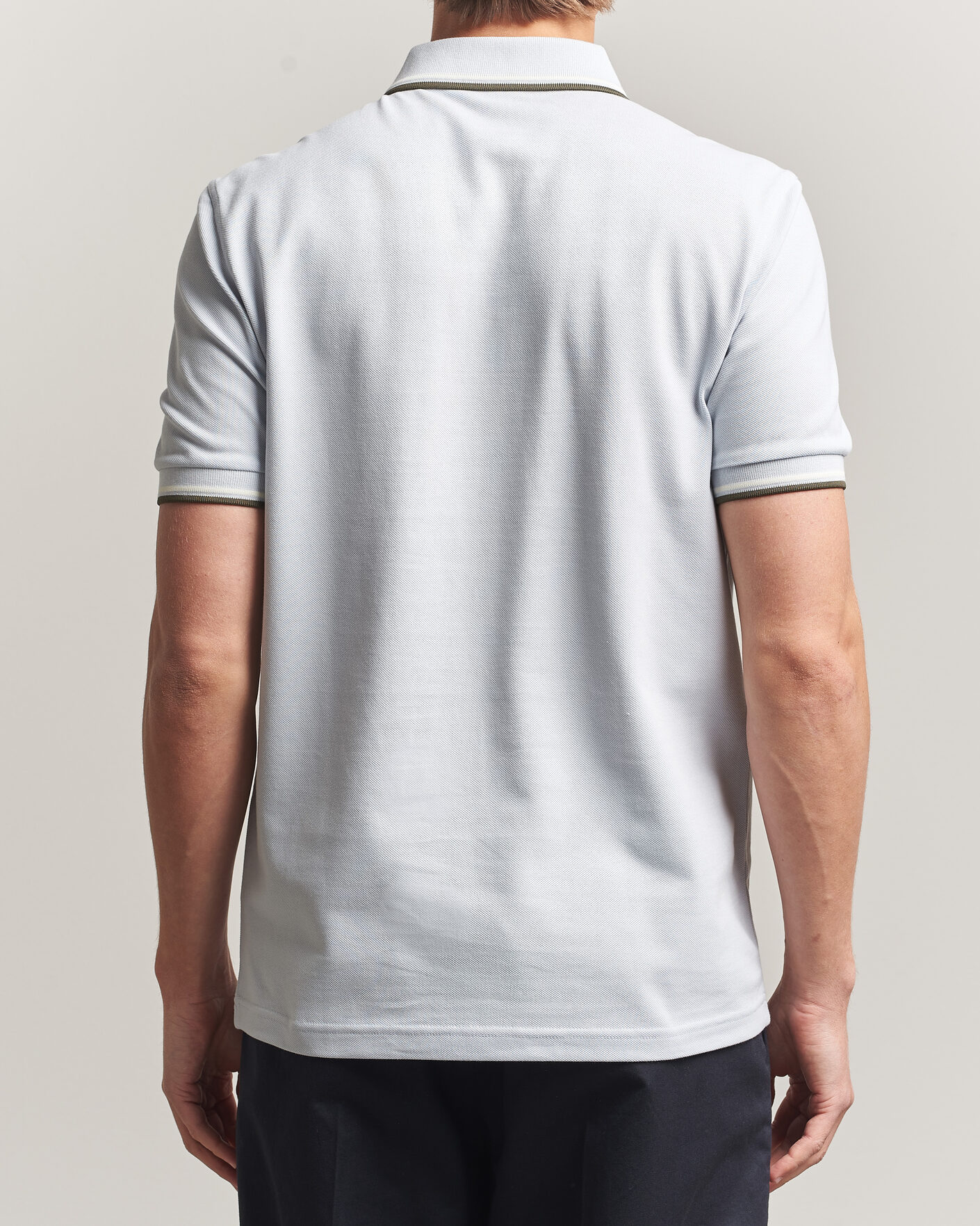 Heren | Polo's | Fred Perry | Twin Tipped Polo Shirt Dusky Blue