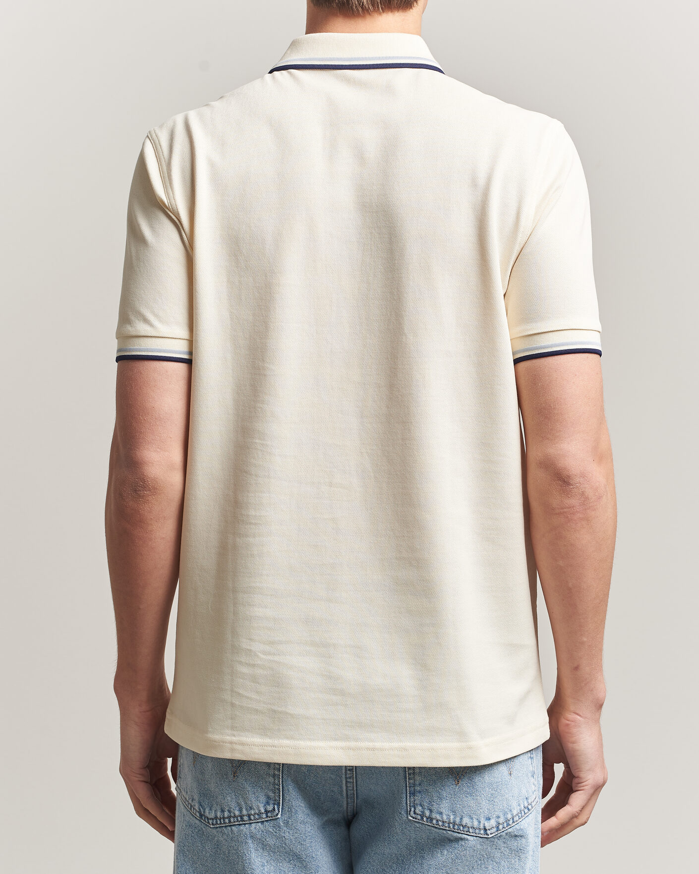 Heren | Polo's | Fred Perry | Twin Tipped Polo Shirt Ecru
