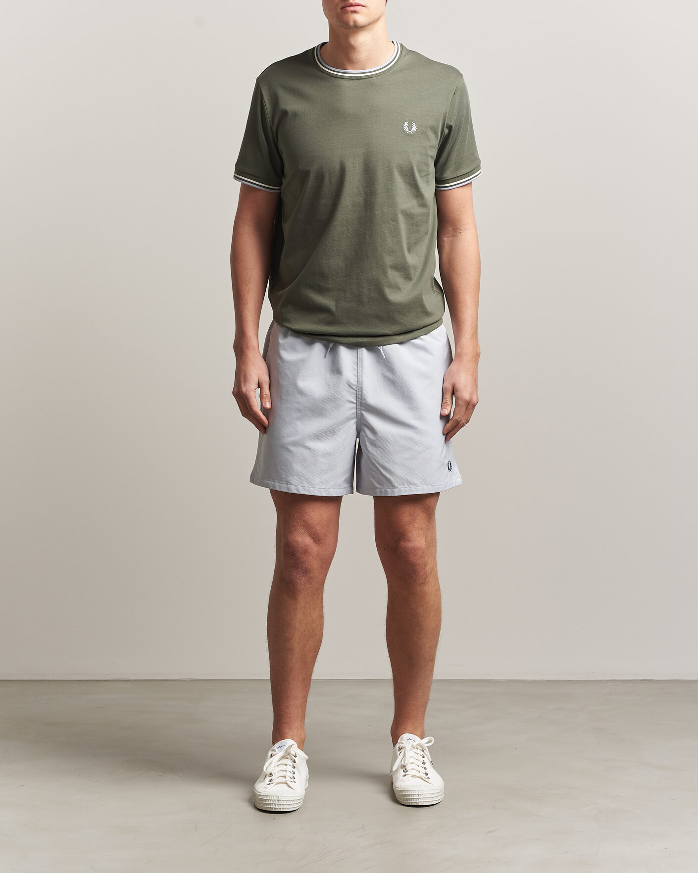Heren | Zwembroek | Fred Perry | Classic Swimshorts Dusky Blue