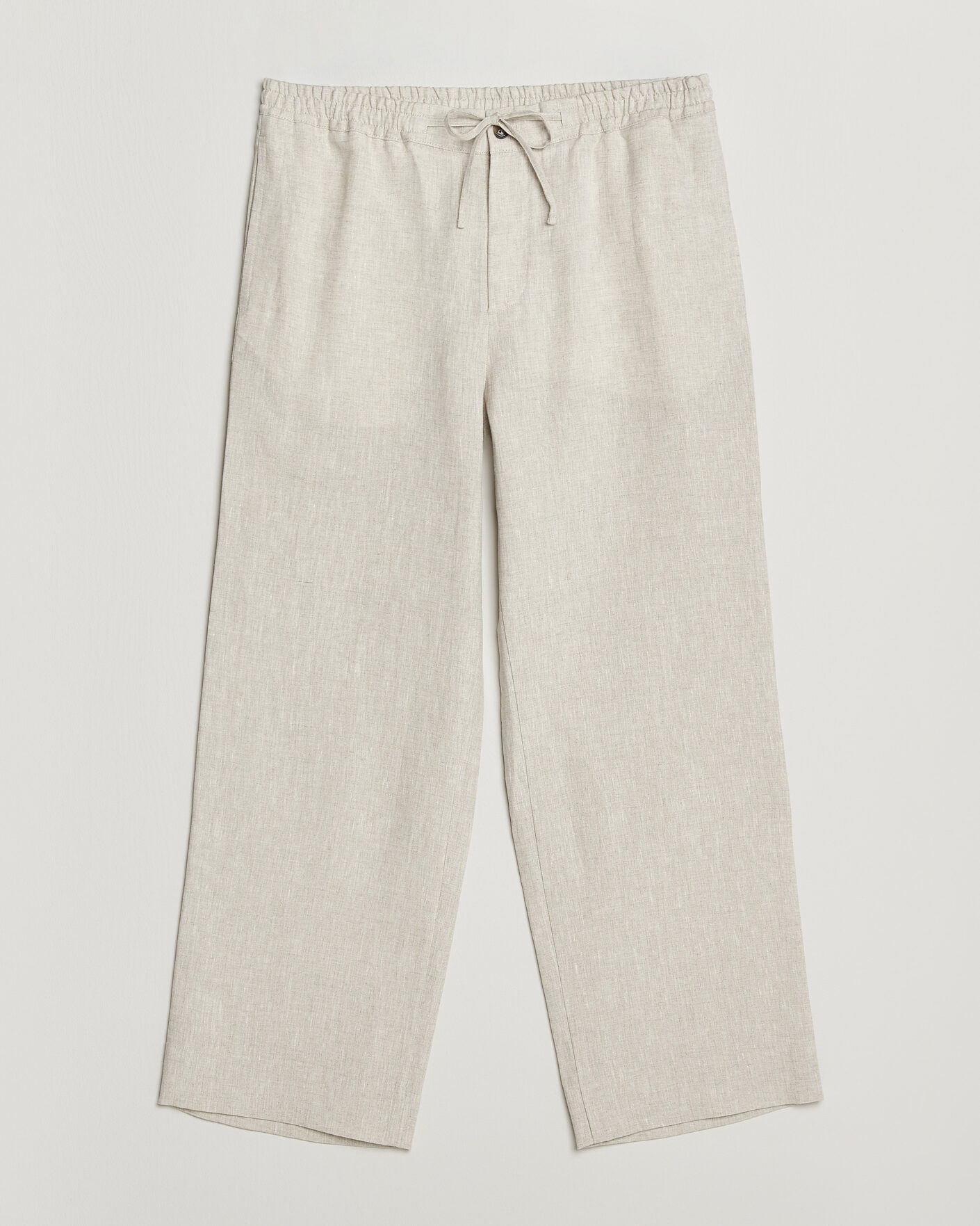 Heren | Broeken | J.Lindeberg | Noah Drape Linen Pants Moonbeam