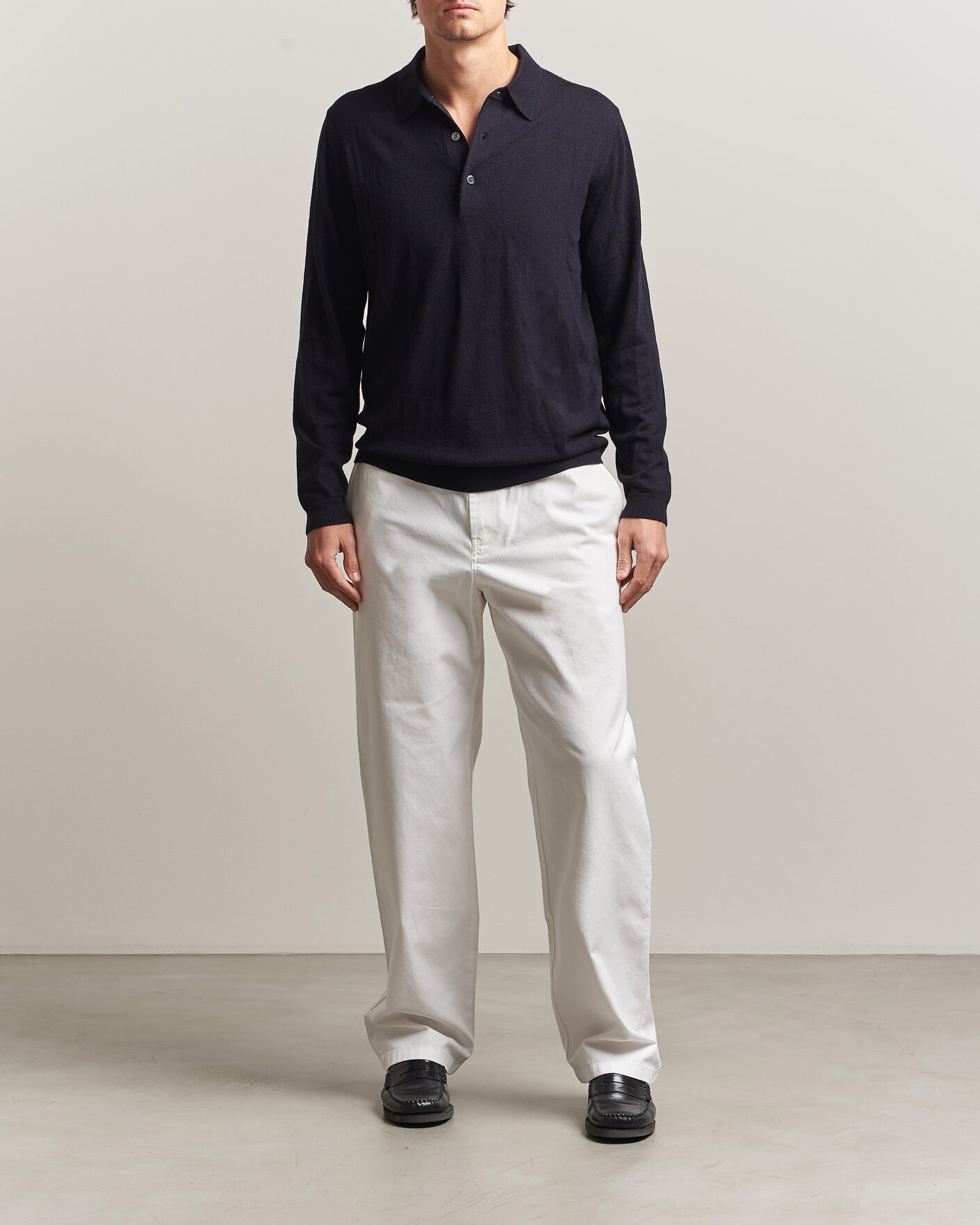 Heren | Broeken | J.Lindeberg | Devyn Cotton Twill Pants White