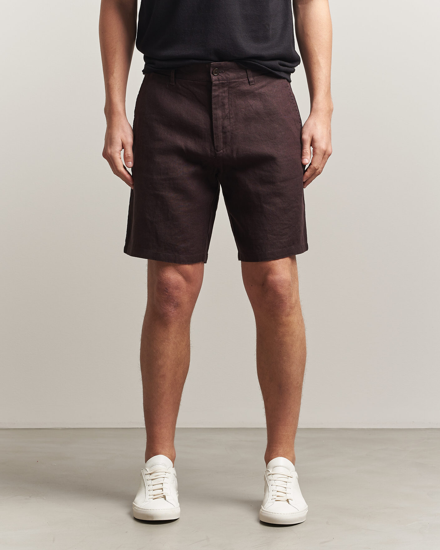 Heren | Korte broek | NN07 | Aden Linen Shorts Dusky Port