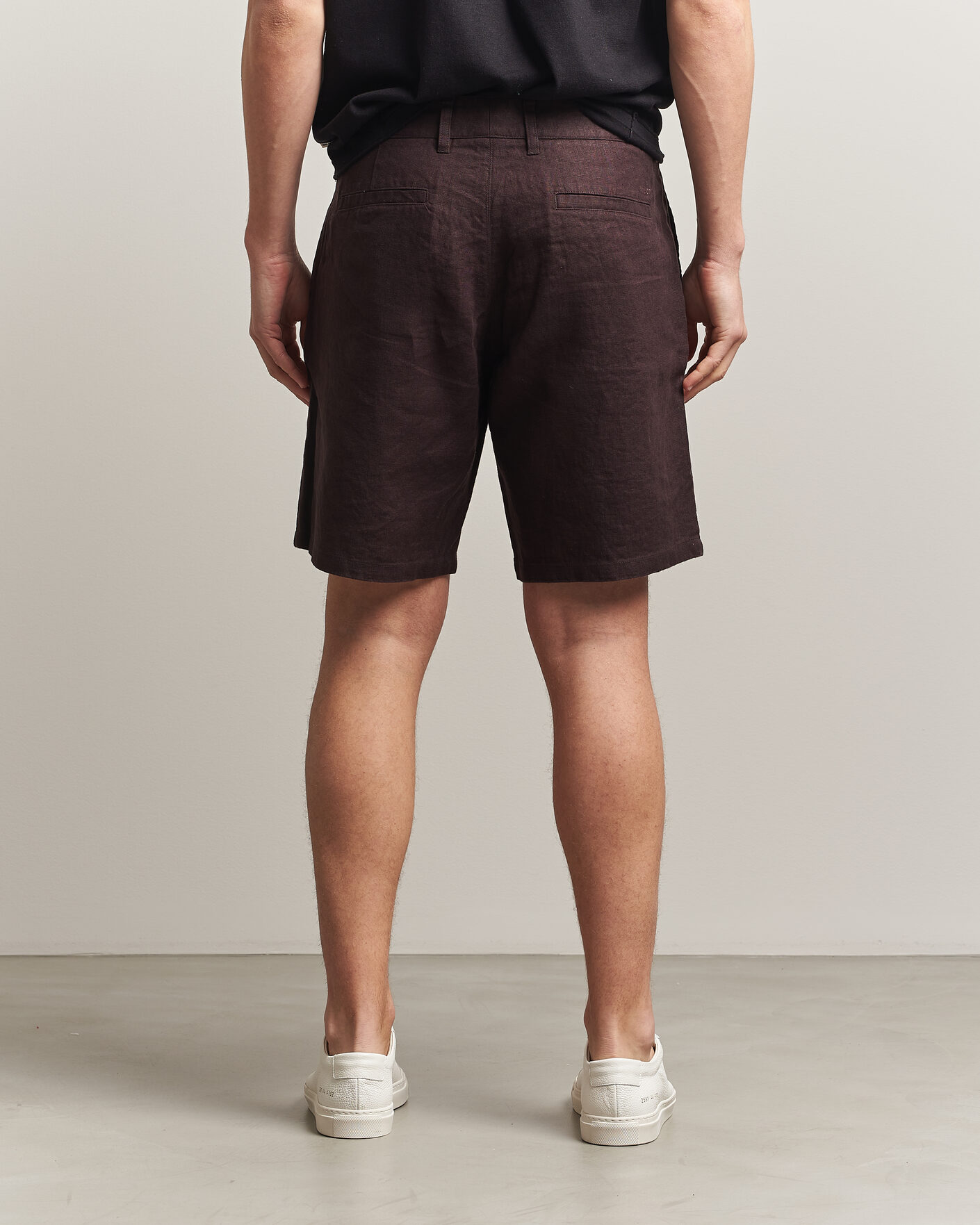 Heren | Korte broek | NN07 | Aden Linen Shorts Dusky Port