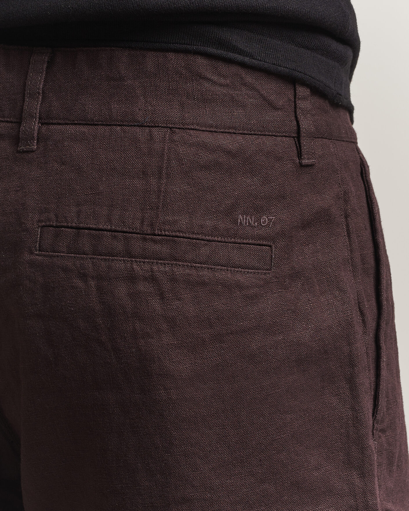 Heren | Korte broek | NN07 | Aden Linen Shorts Dusky Port