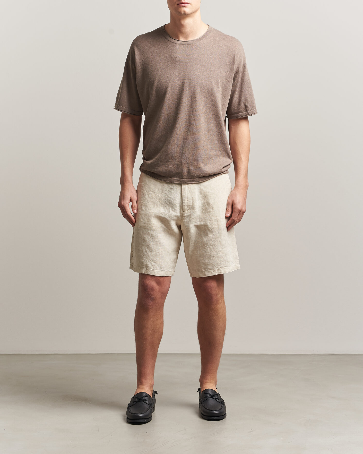 Heren | Korte broek | NN07 | Aden Linen Shorts Oat