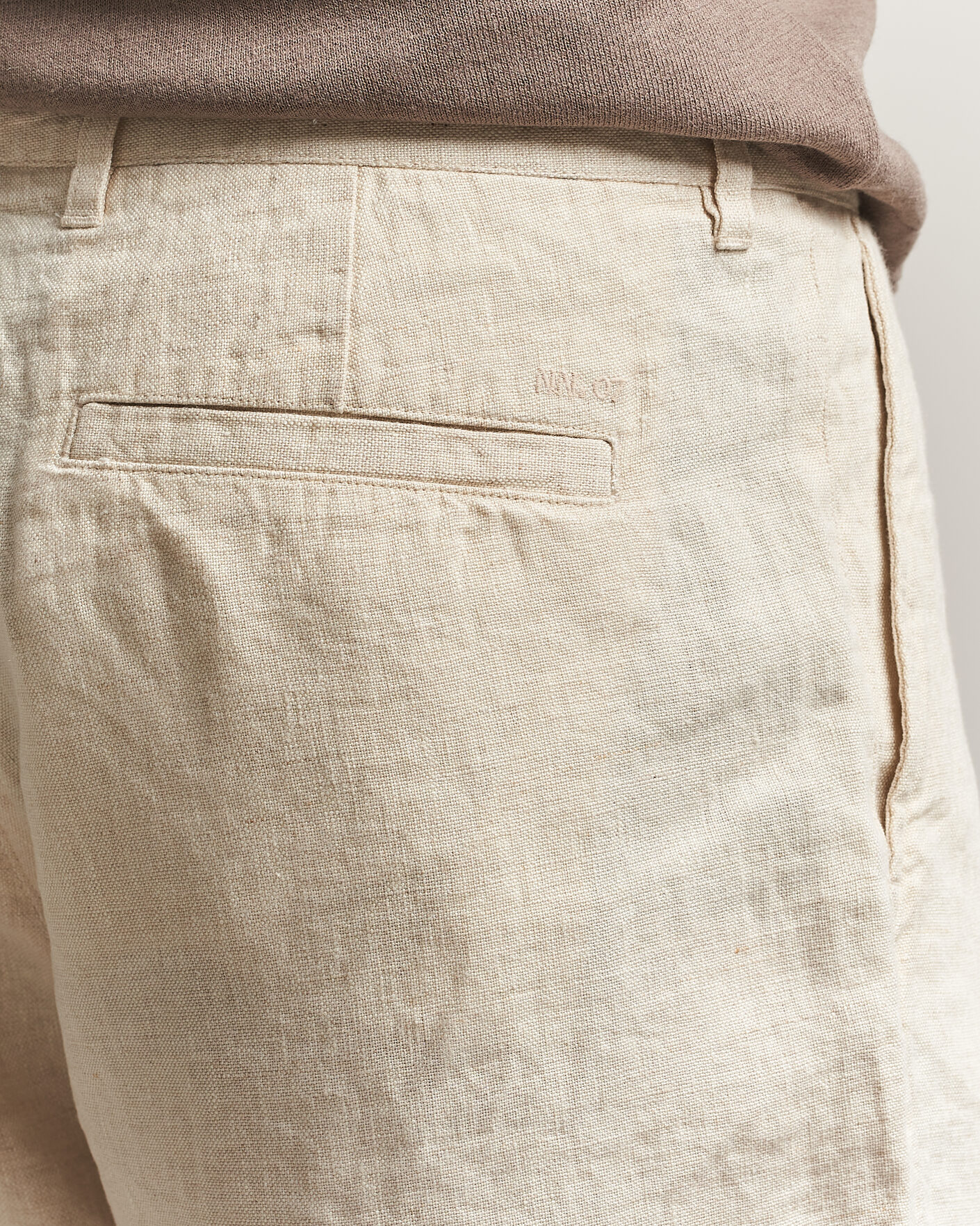Heren | Korte broek | NN07 | Aden Linen Shorts Oat