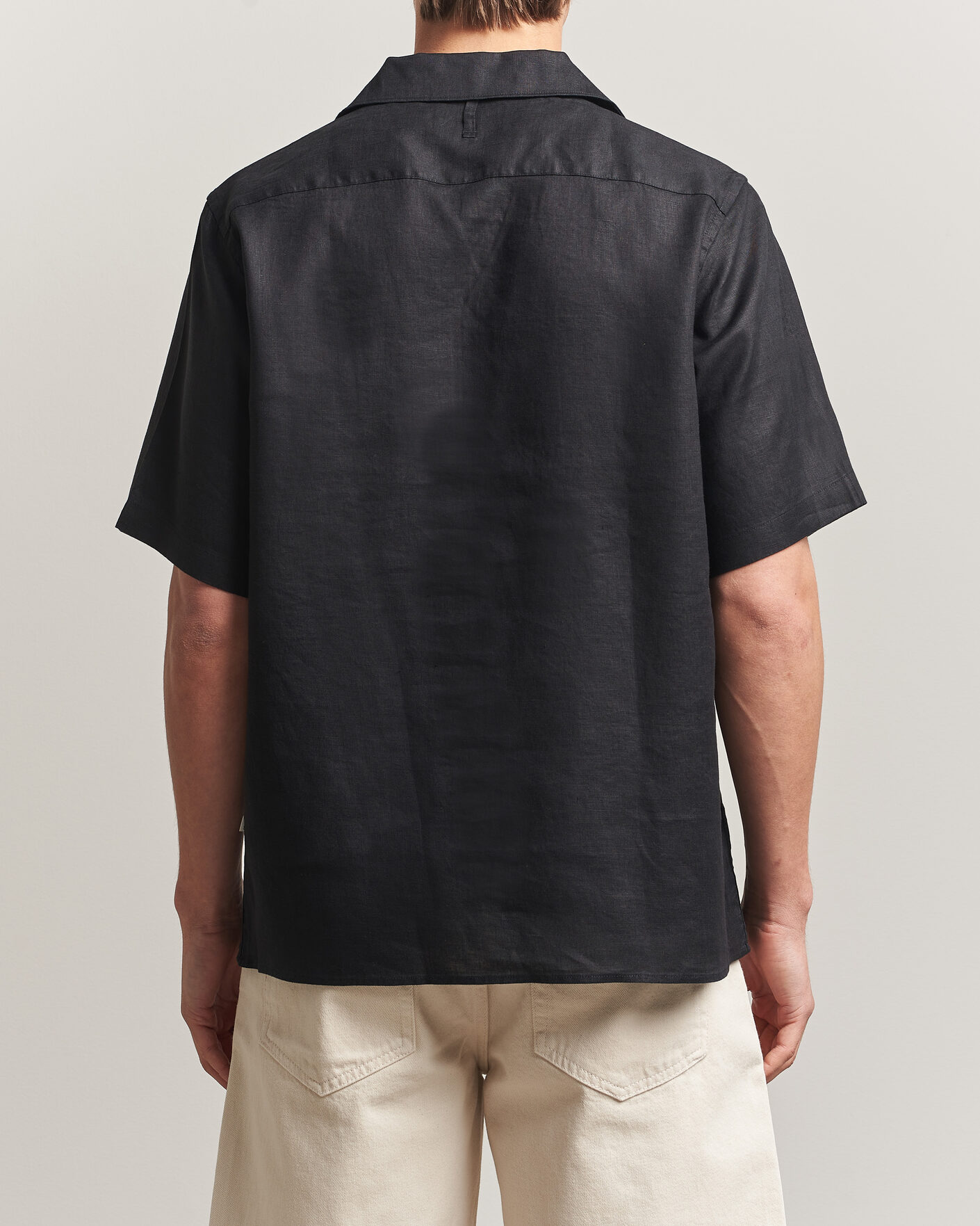 Heren | Overhemden | NN07 | Julio Linen Resort Shirt Black