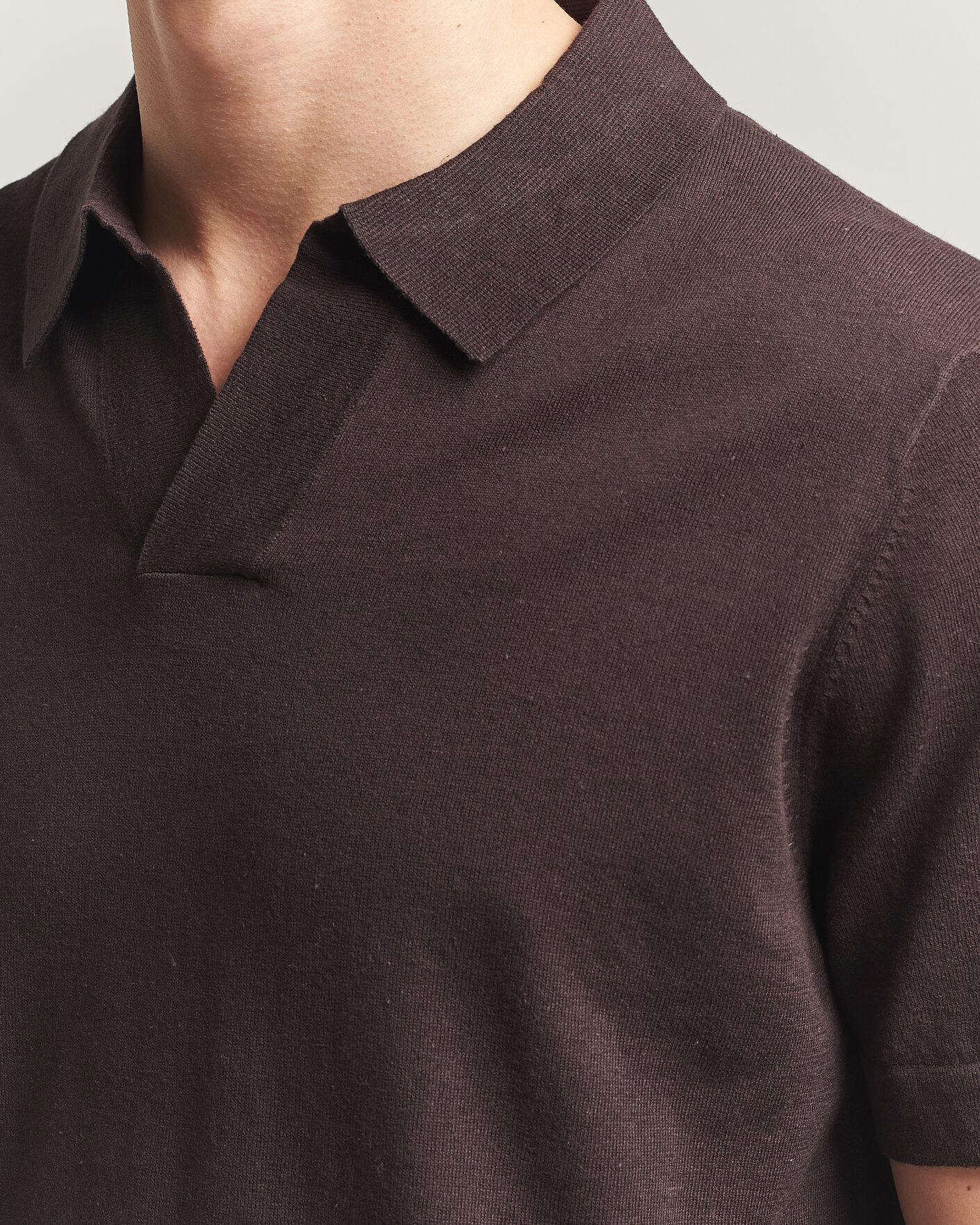 Heren | Polo's | NN07 | Ryan Cotton/Linen Polo Dusky Port