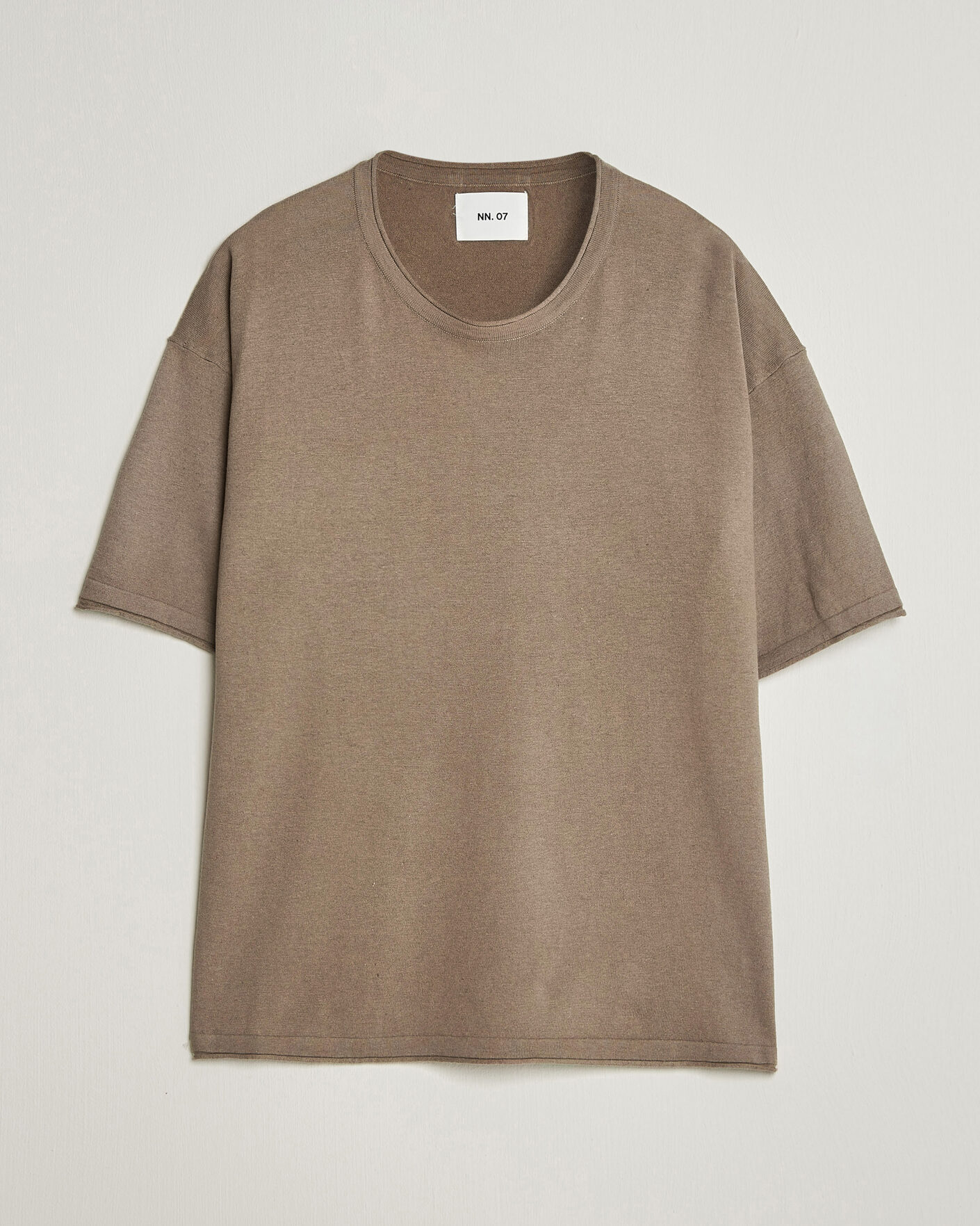 Heren | T-shirts | NN07 | Ryan Cotton/Linen T-Shirt Clay Mirage