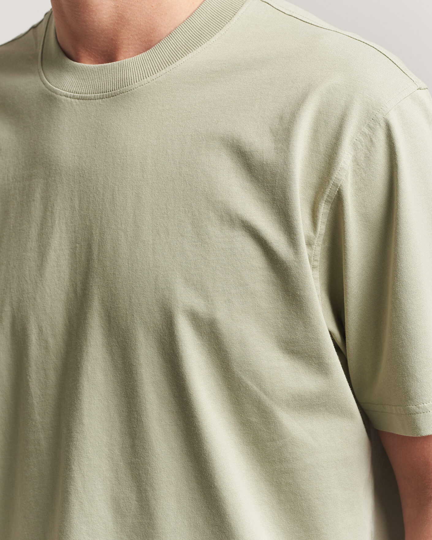 Heren | T-shirts | NN07 | Adam Crew Neck T-Shirt Sage Green