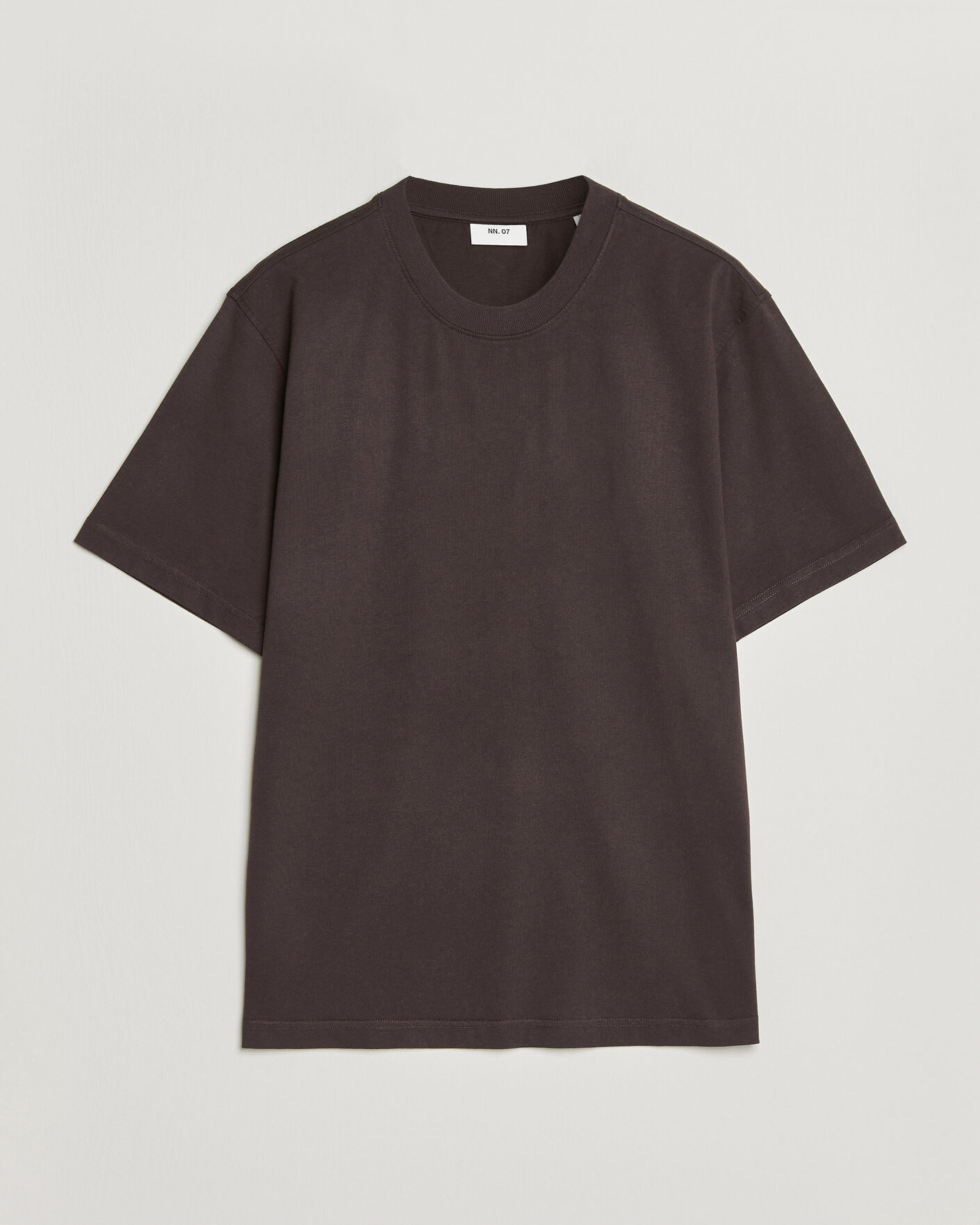 Heren | T-shirts | NN07 | Adam Crew Neck T-Shirt Dusky Port
