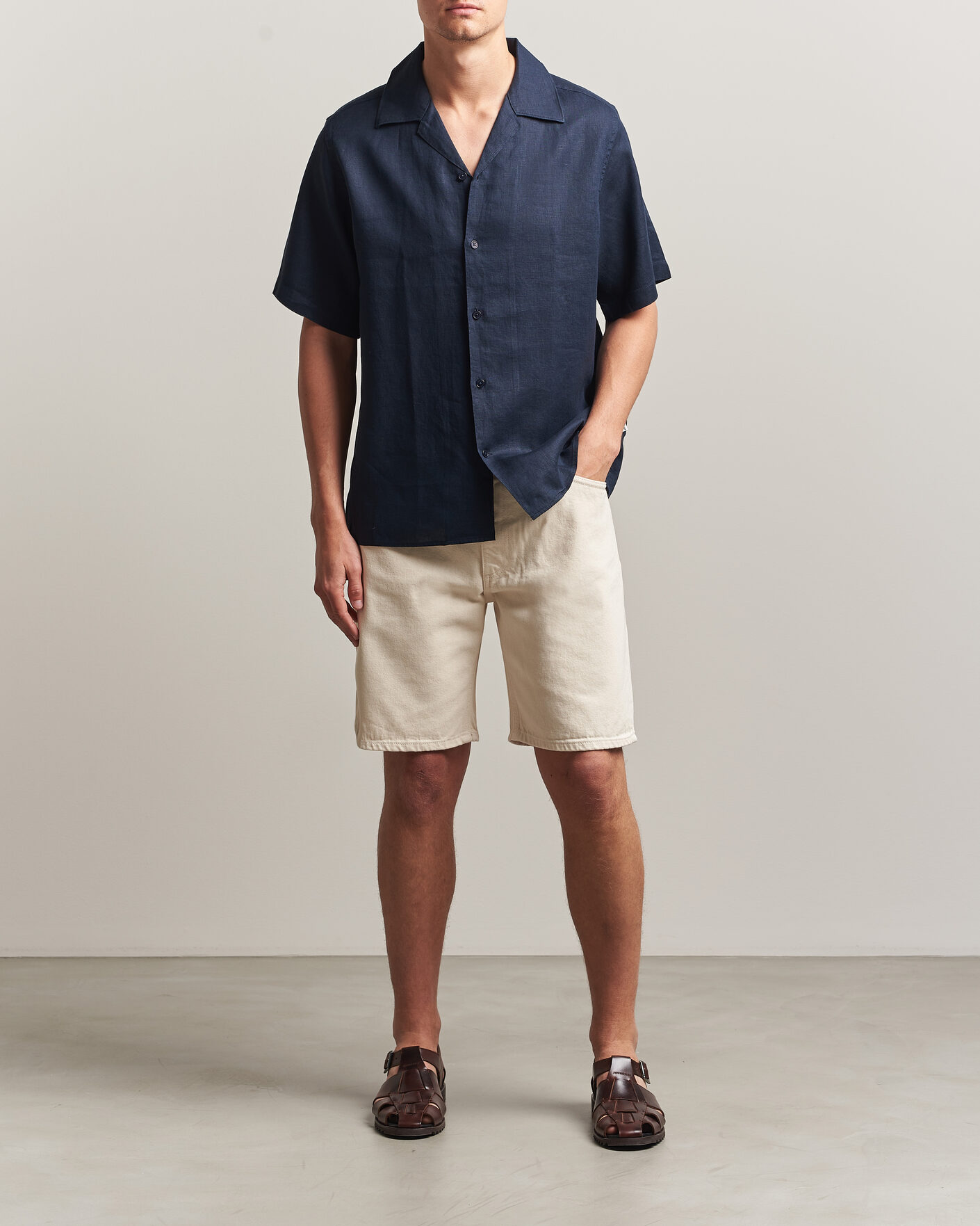Heren | Korte broek | NN07 | Otis Denim Shorts Ecru
