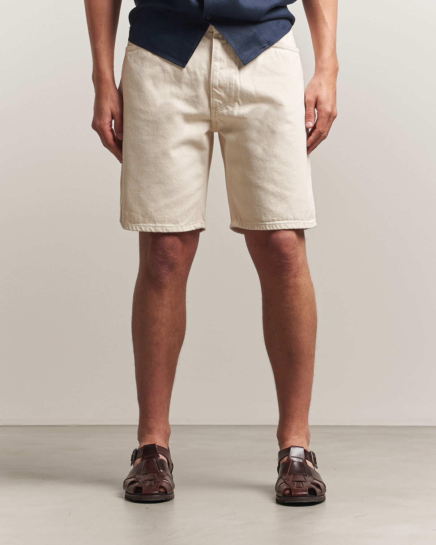 Heren | Korte broek | NN07 | Otis Denim Shorts Ecru