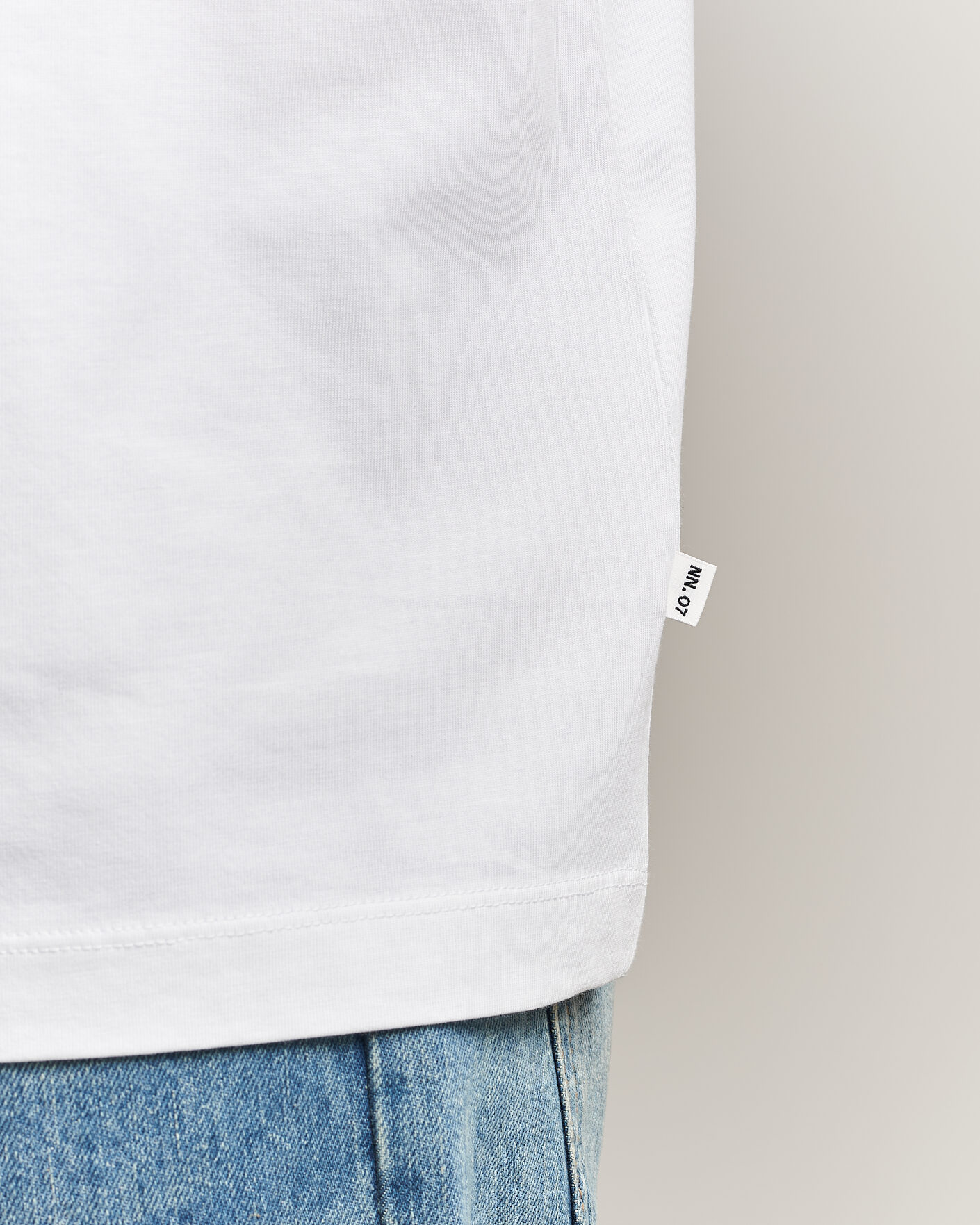 Heren | T-shirts | NN07 | Lionel Suvin Cotton Crew Neck T-Shirt White