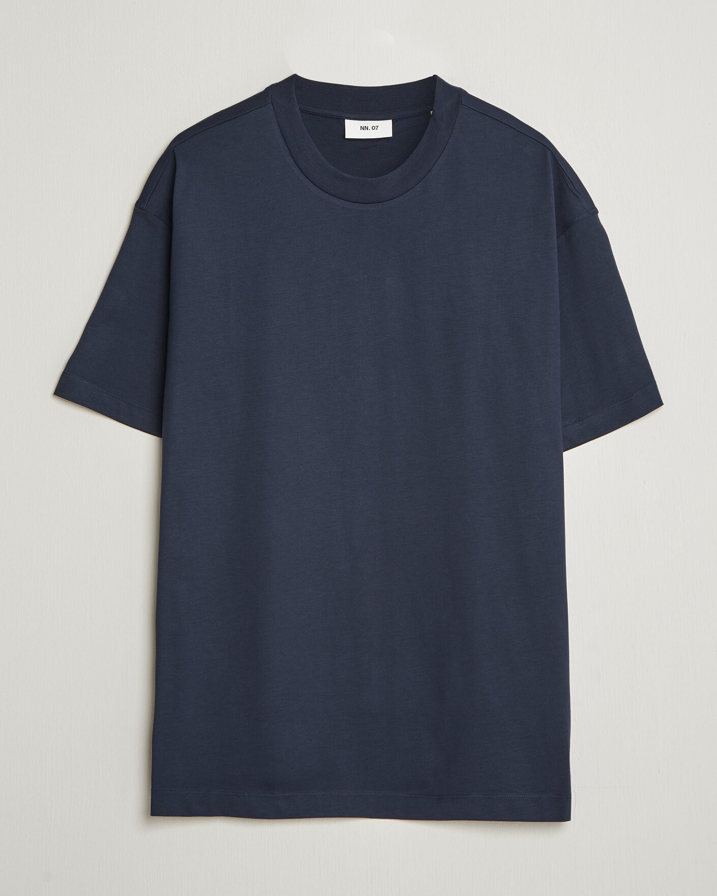 Heren | T-shirts | NN07 | Lionel Suvin Cotton Crew Neck T-Shirt Navy Blue
