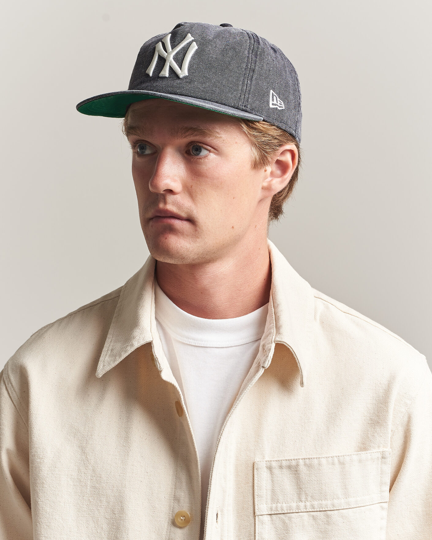 Heren | Hoeden en petten | New Era | 9Twenty Washed Cotton Cap Grey New York Yankees
