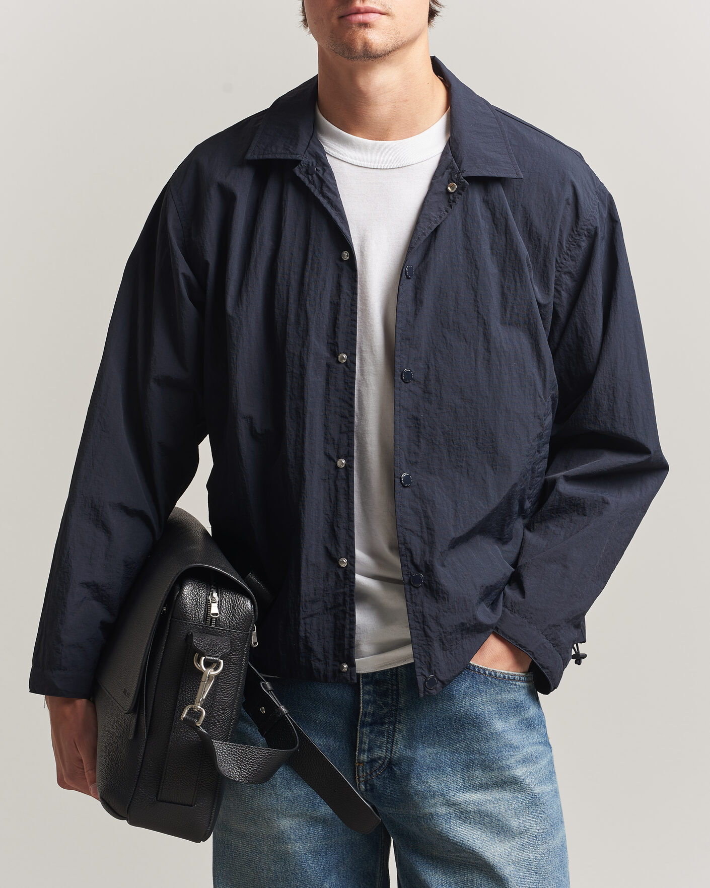 Heren | Jassen | NN07 | Frenton Coach Jacket Deep Navy