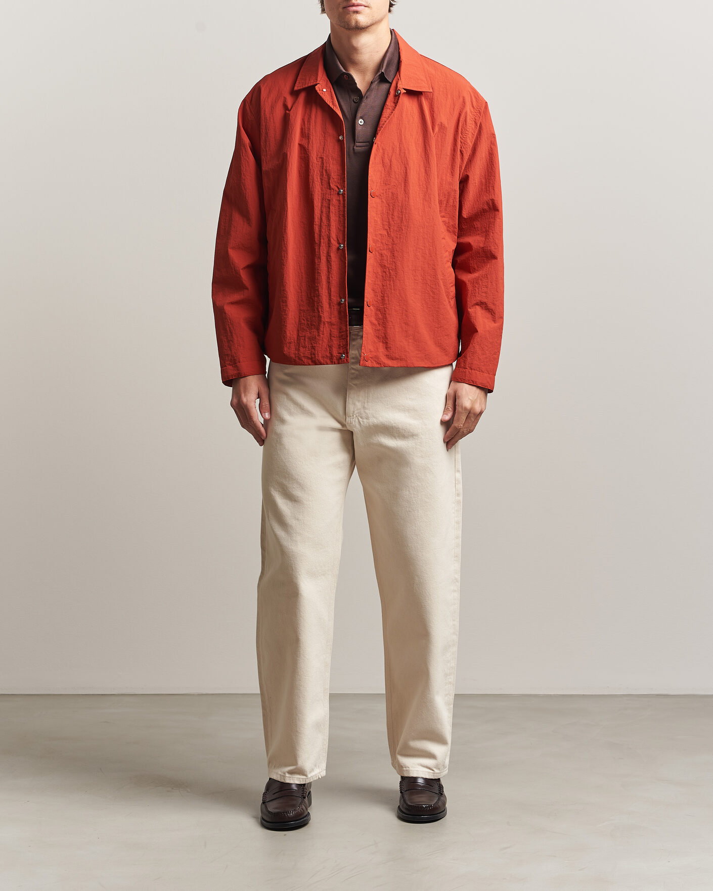 Heren | Jassen | NN07 | Frenton Coach Jacket Sienna Heat