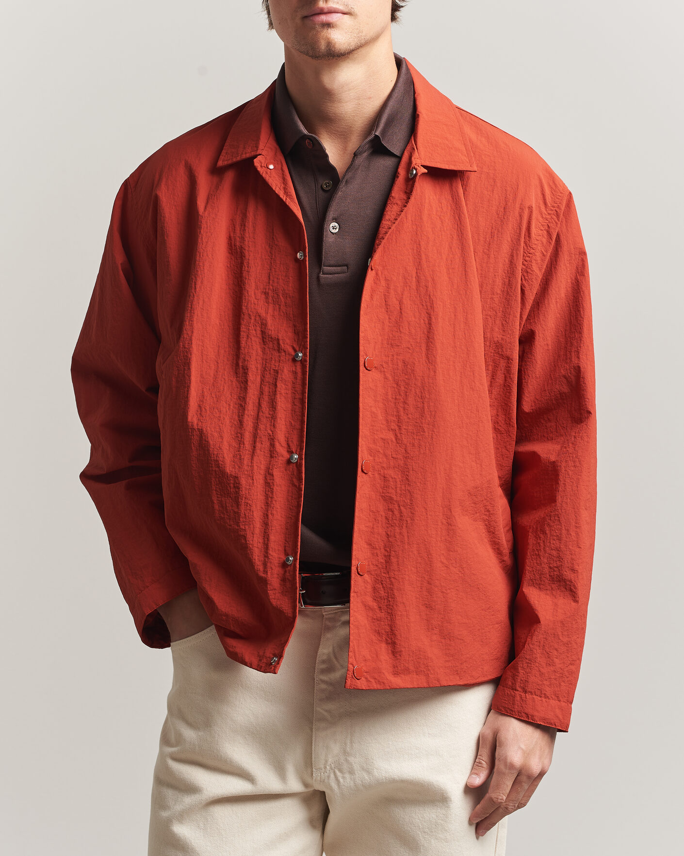 Heren | Jassen | NN07 | Frenton Coach Jacket Sienna Heat
