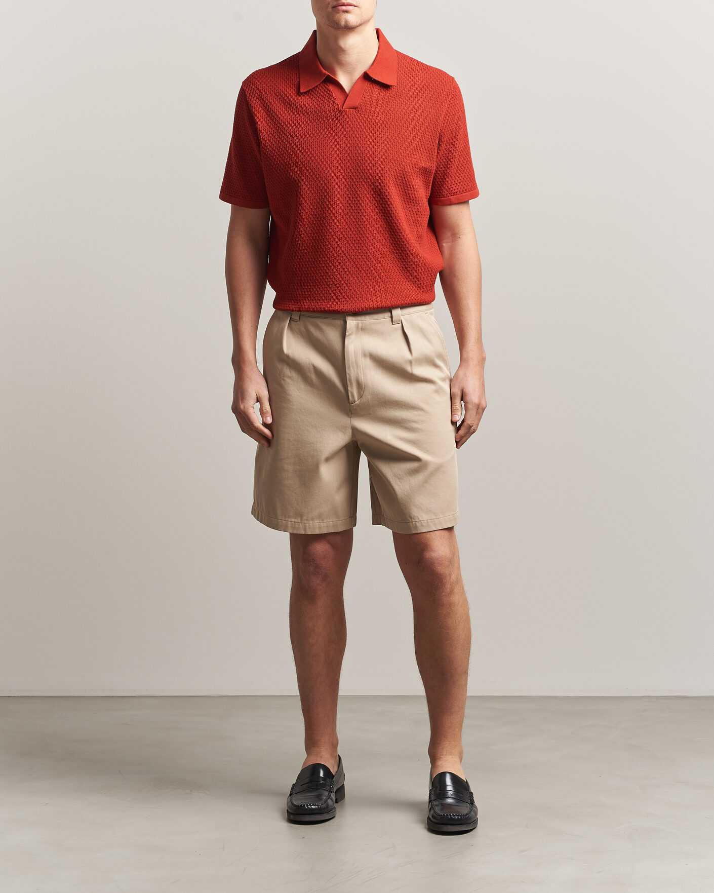Heren | Polo's | NN07 | Paul Knitted Polo Sienna Heat