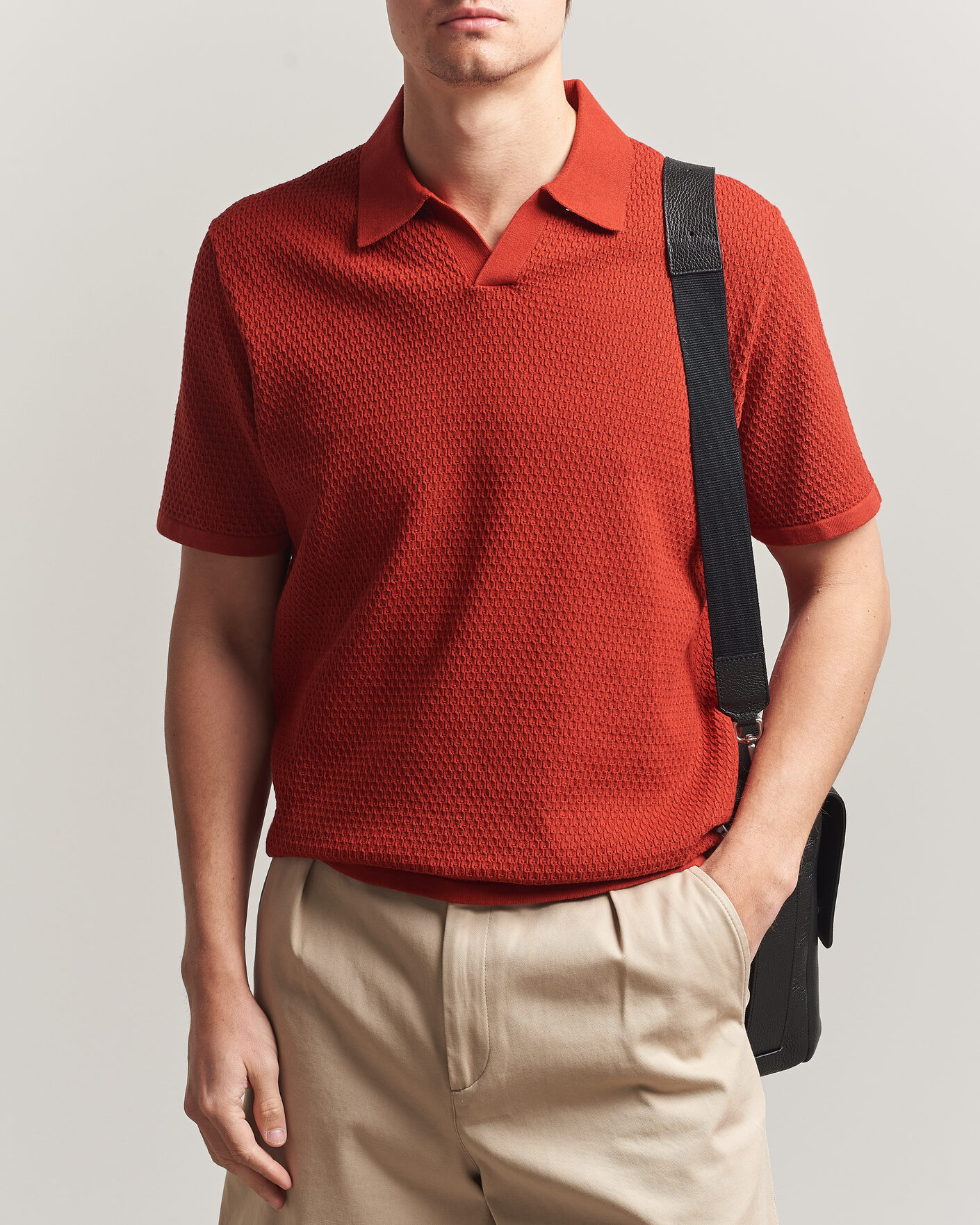 Heren | Polo's | NN07 | Paul Knitted Polo Sienna Heat