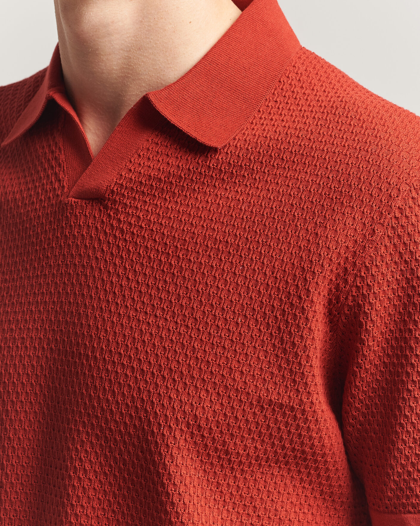 Heren | Polo's | NN07 | Paul Knitted Polo Sienna Heat