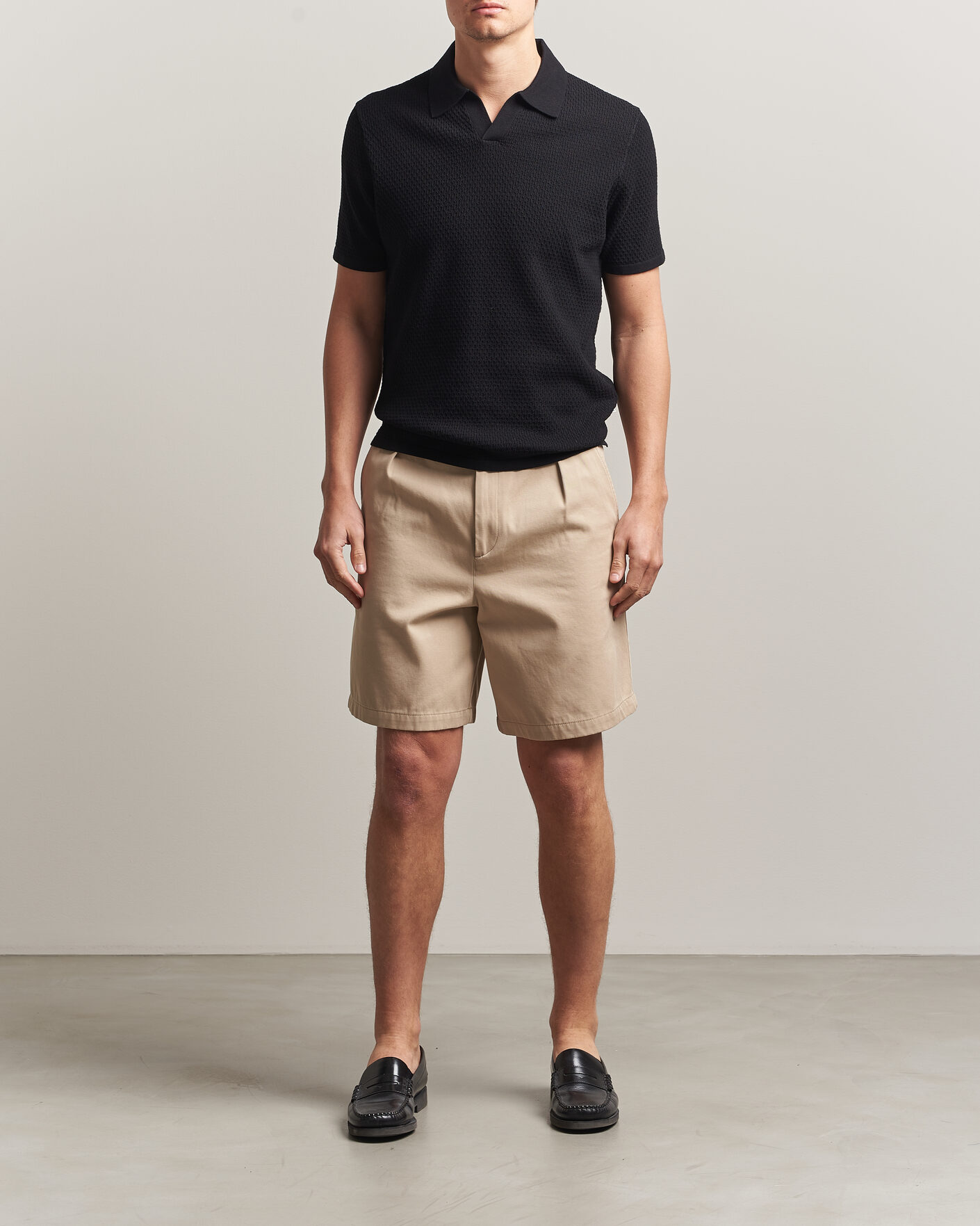 Heren | Polo's | NN07 | Paul Knitted Polo Black