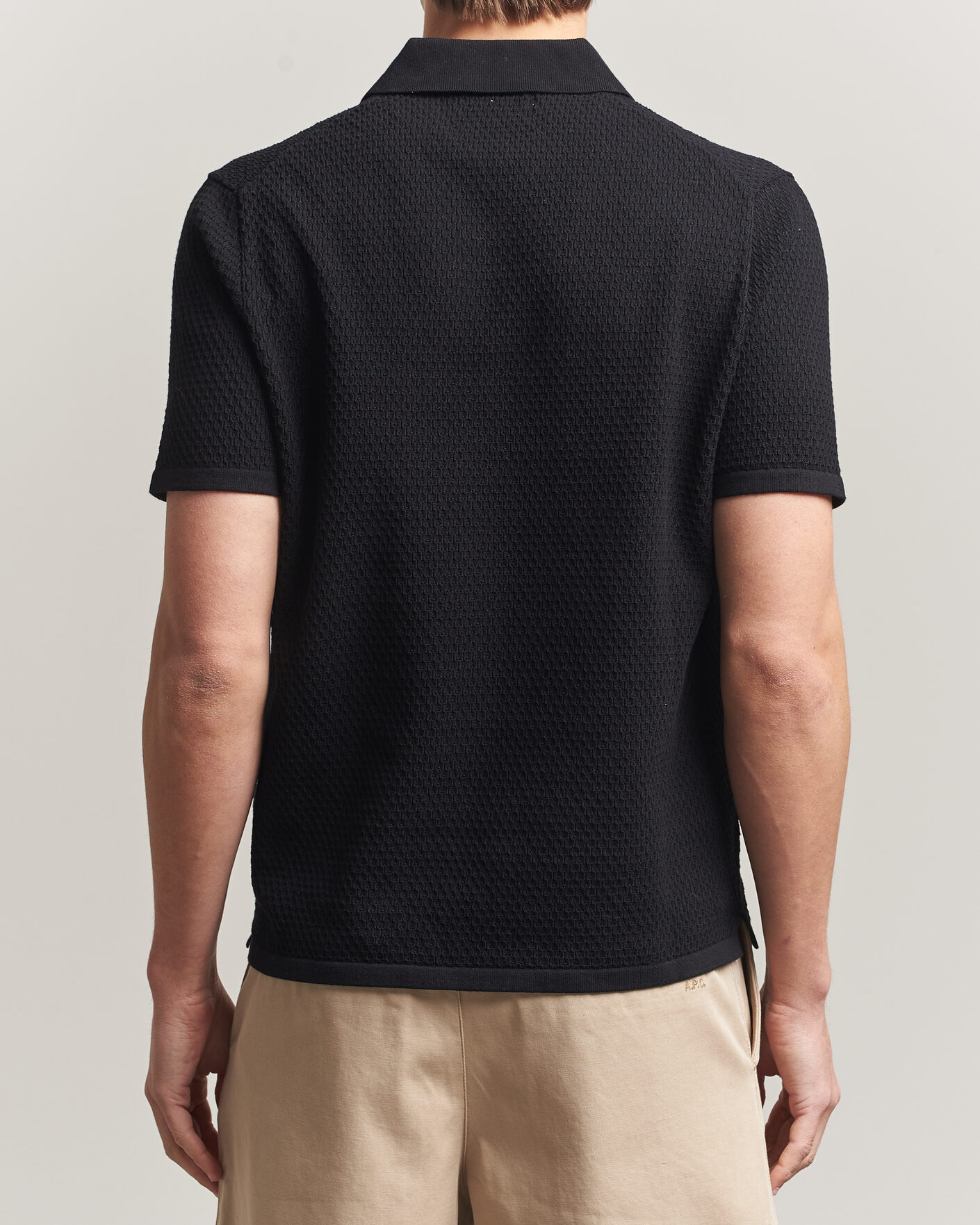 Heren | Polo's | NN07 | Paul Knitted Polo Black
