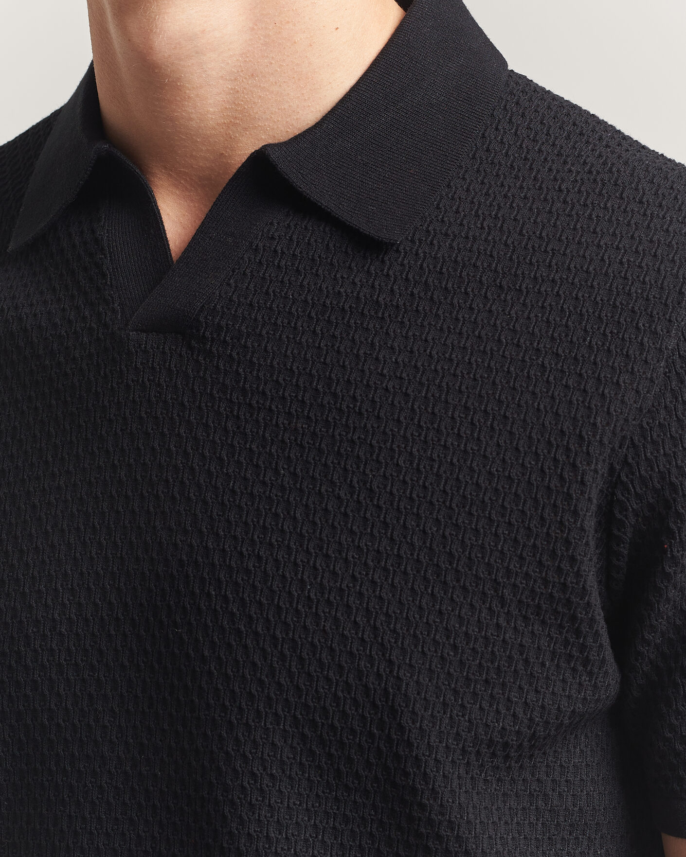 Heren | Polo's | NN07 | Paul Knitted Polo Black
