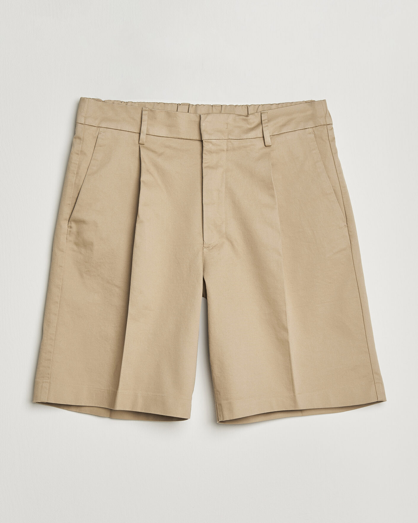 Heren | Korte broek | NN07 | Kay Relaxed Fit Cotton Drawstring Shorts Desert Khaki